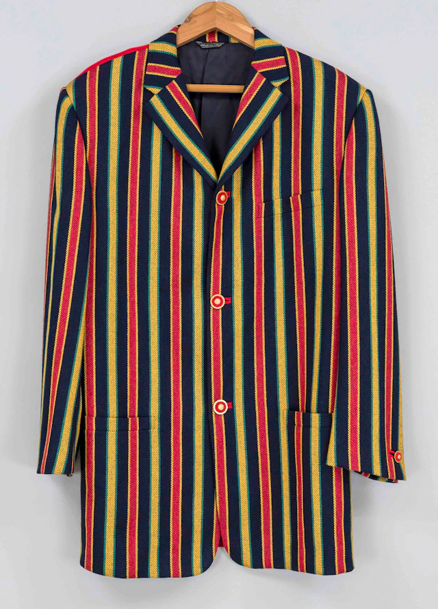 Versace, gestreifter Vintage Kurz
