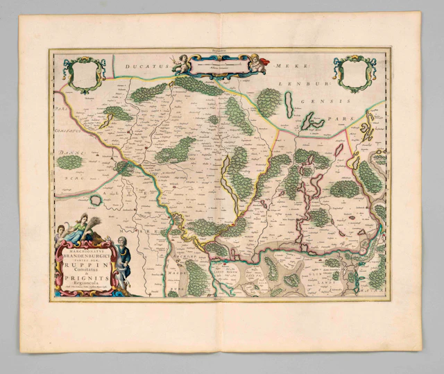 Historische Karte Brandenburgs, b
