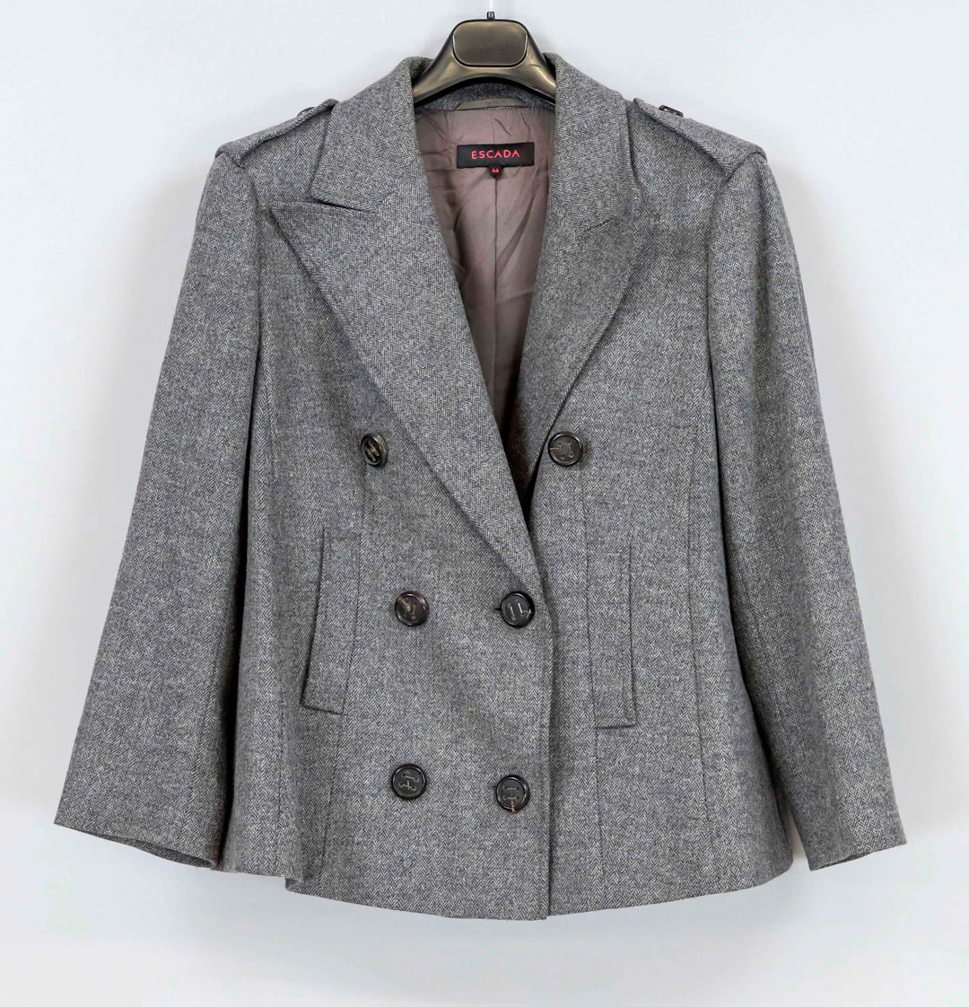 Escada, graue Übergangsjacke mit