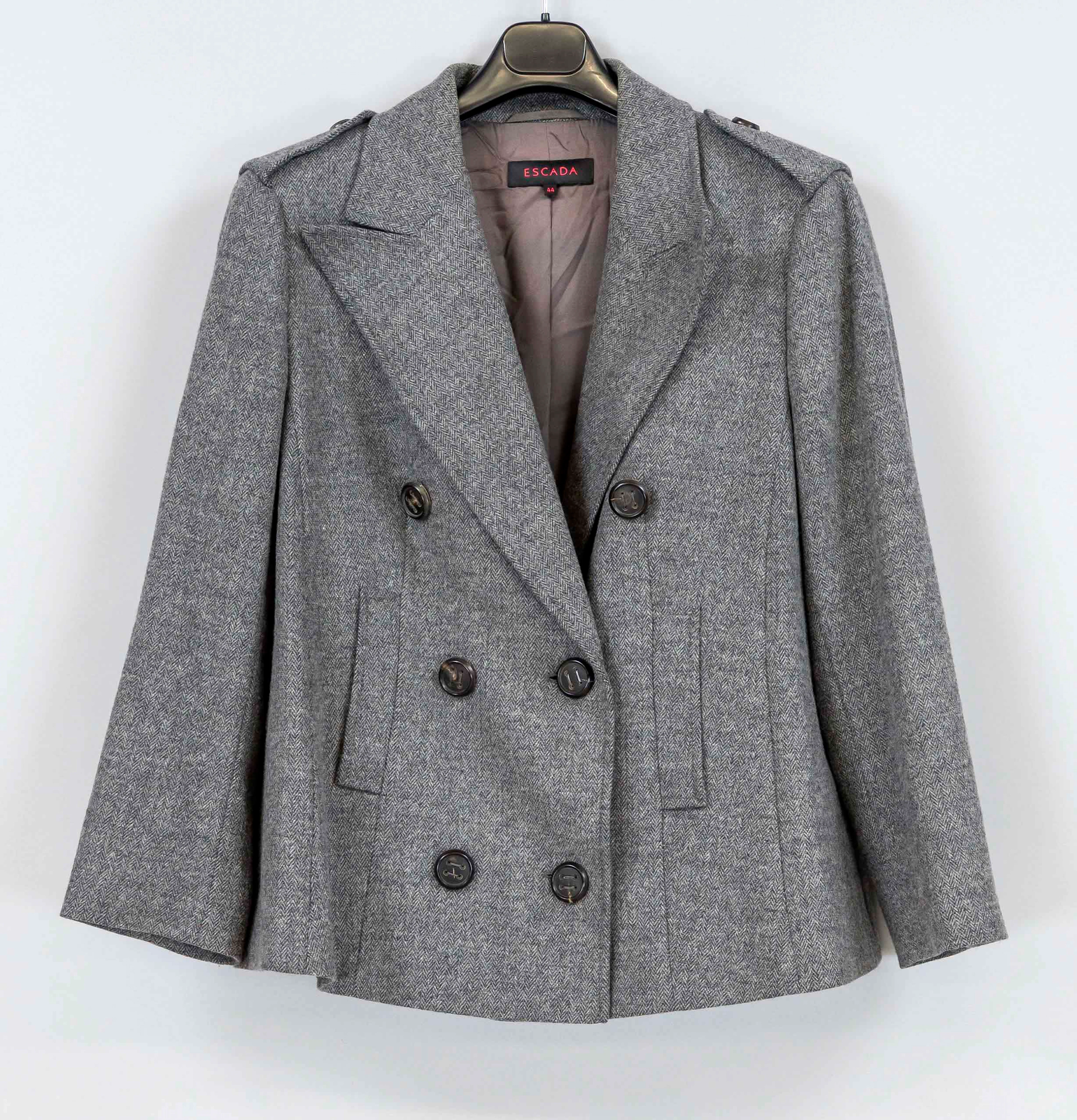 Escada, graue Übergangsjacke mit