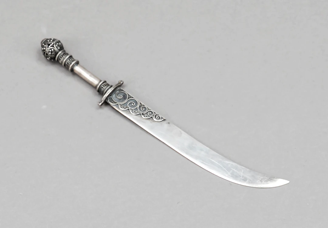 Brieföffner, wohl Israel, Silber