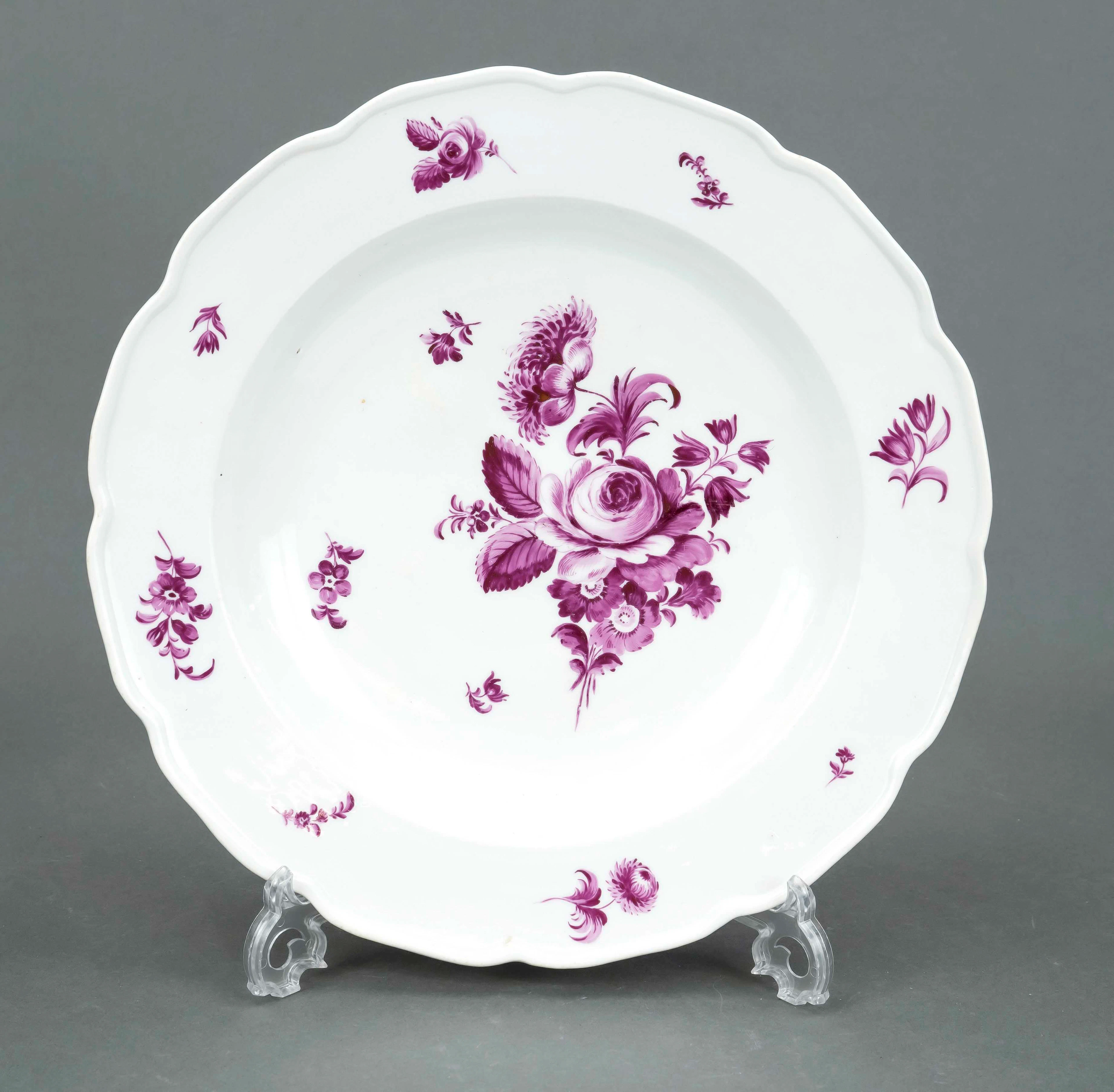 runde Schale, wohl Meissen, 19. J