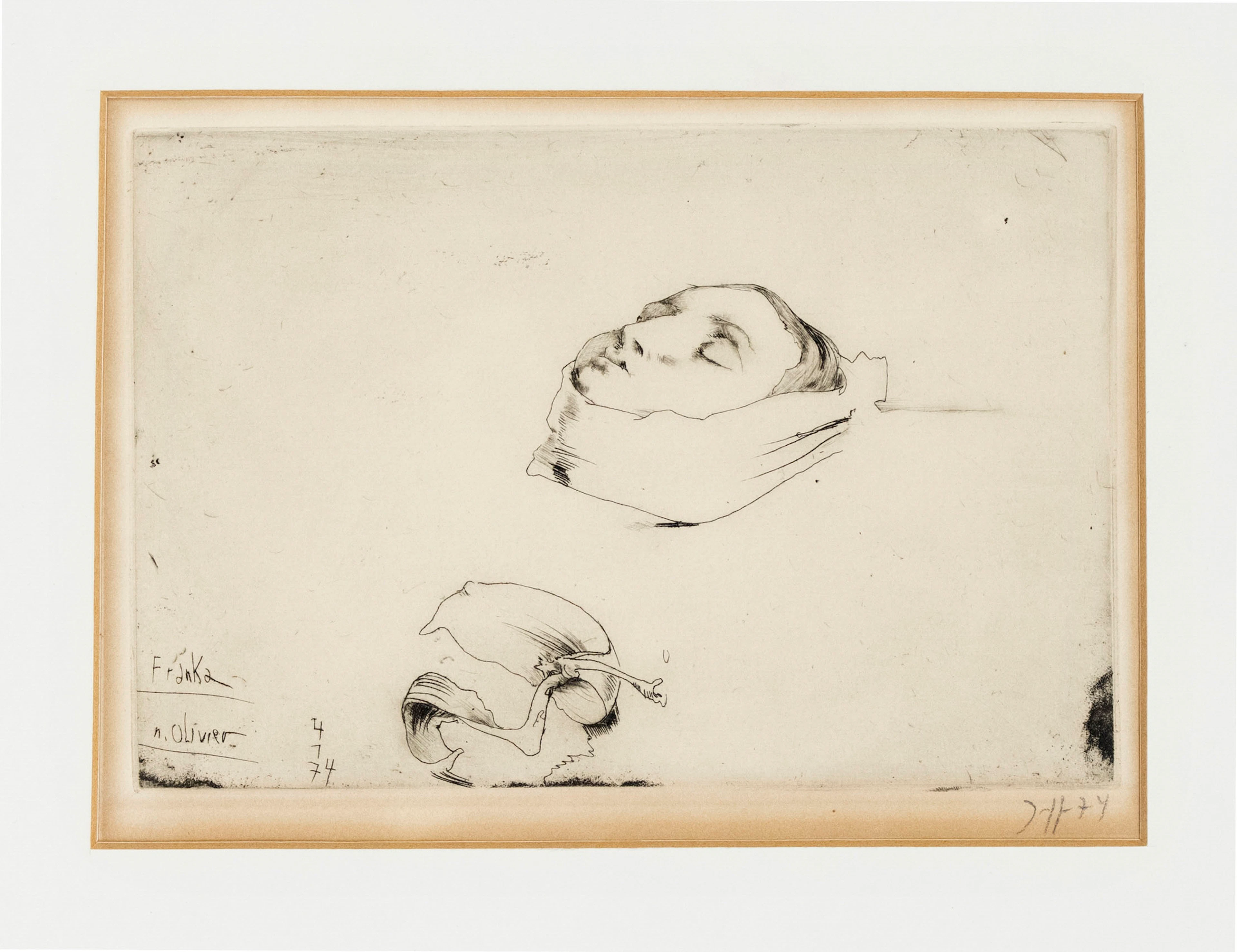 Horst Janssen (1929-1995), ''Frank