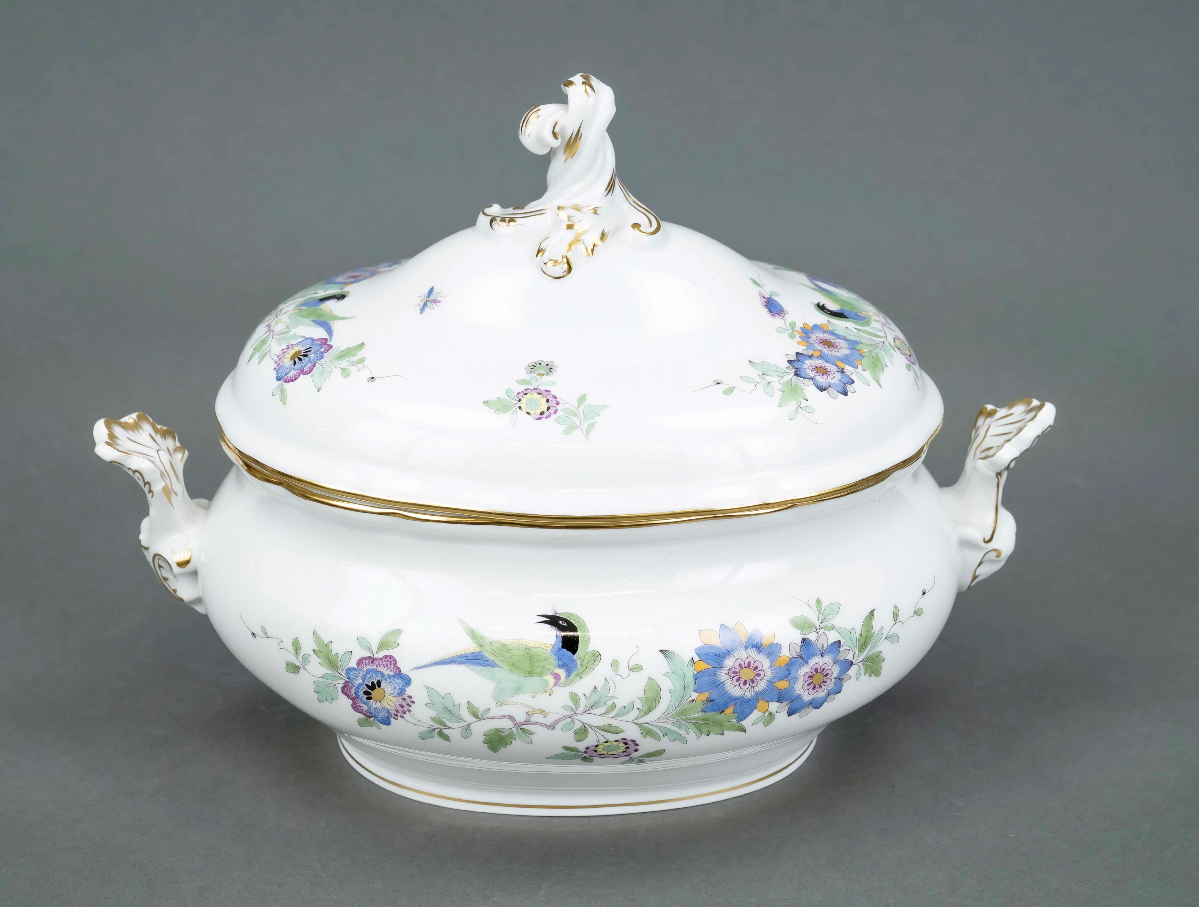 Deckelterrine, Meissen, nach 1950