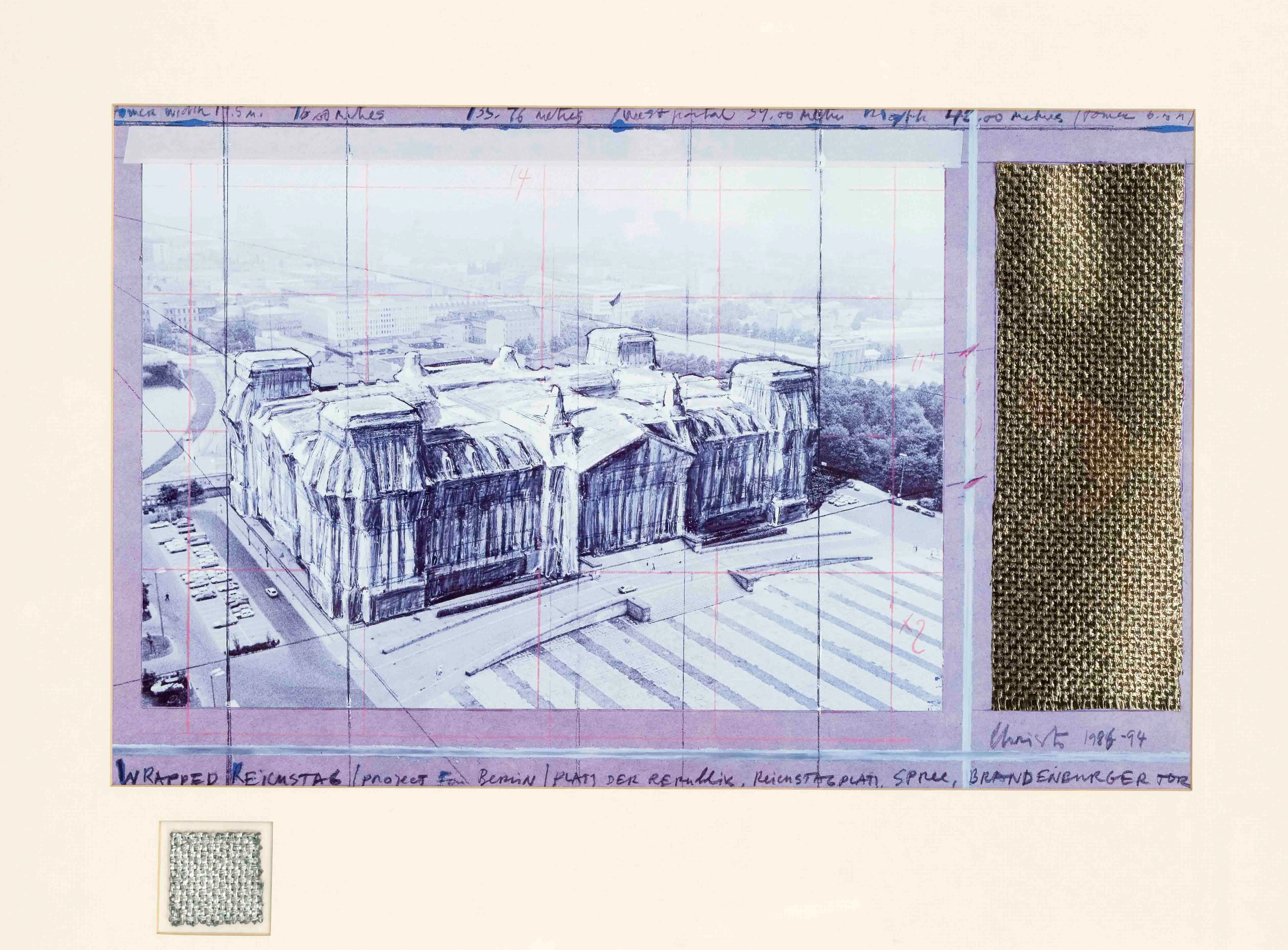 Christo (1935-2020), zwei gerahmt