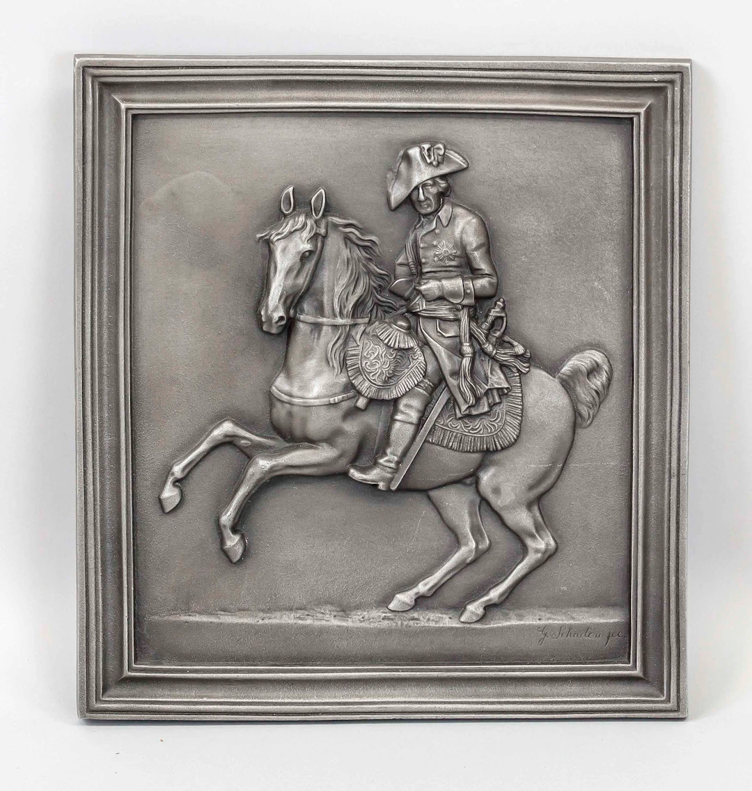 Eisenrelief Alter Fritz, 2. H. 20