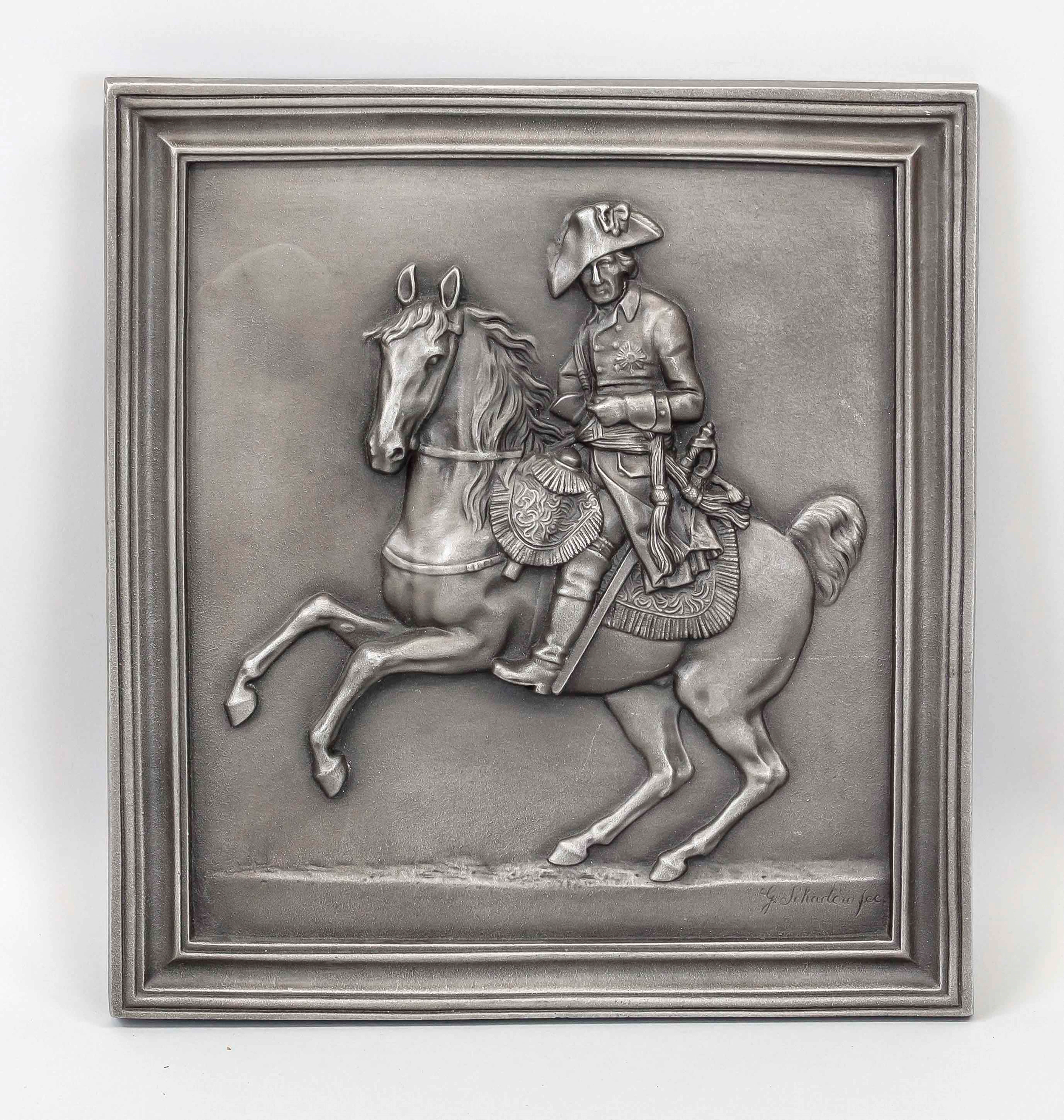 Eisenrelief Alter Fritz, 2. H. 20