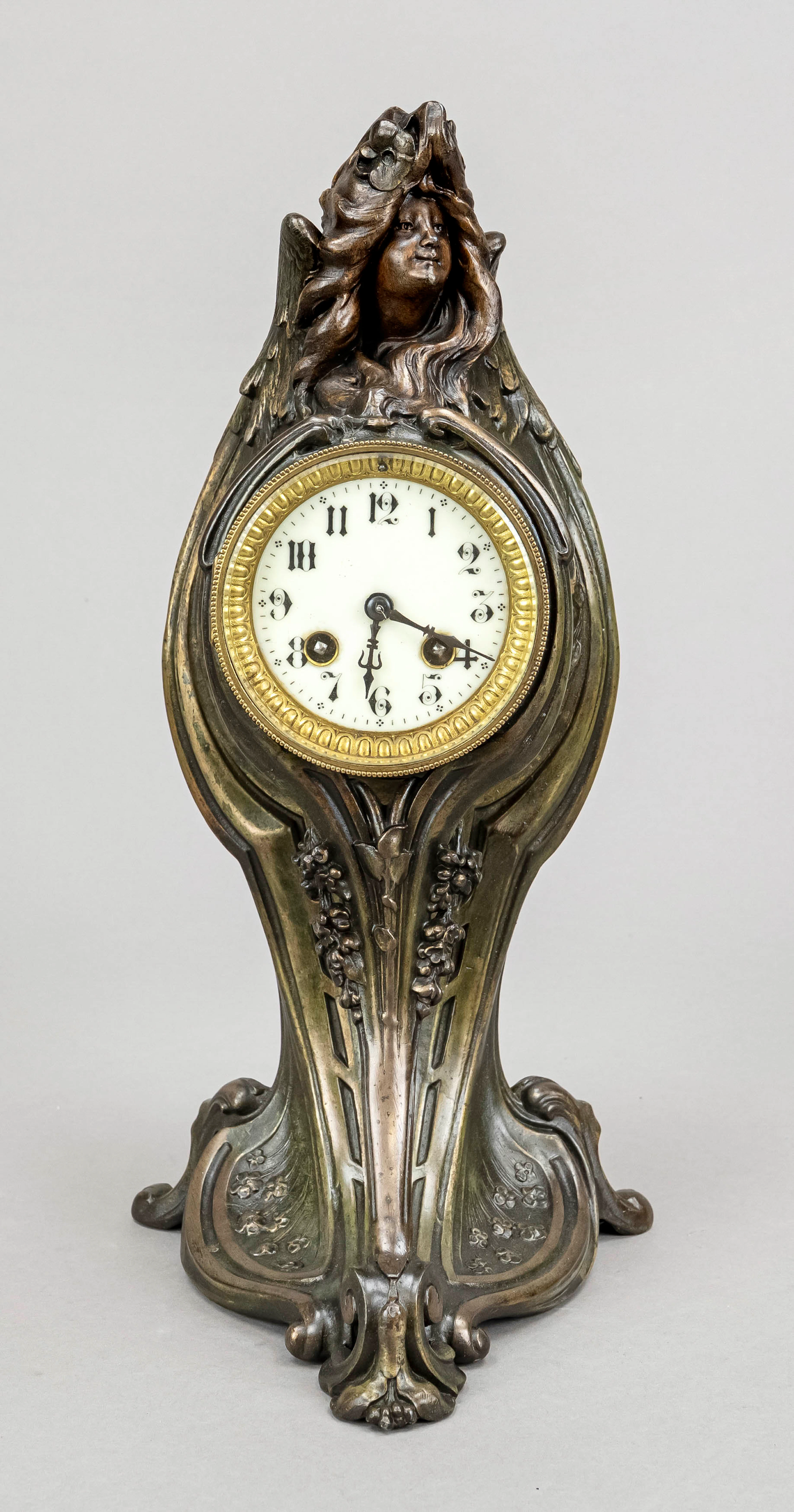 Jugendstil - Tischur um 1890, Wei