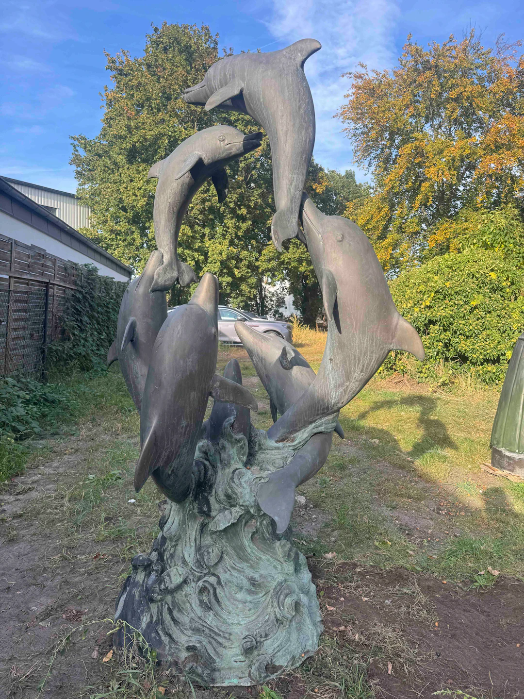 Sehr große Gartenfigur 7 springen