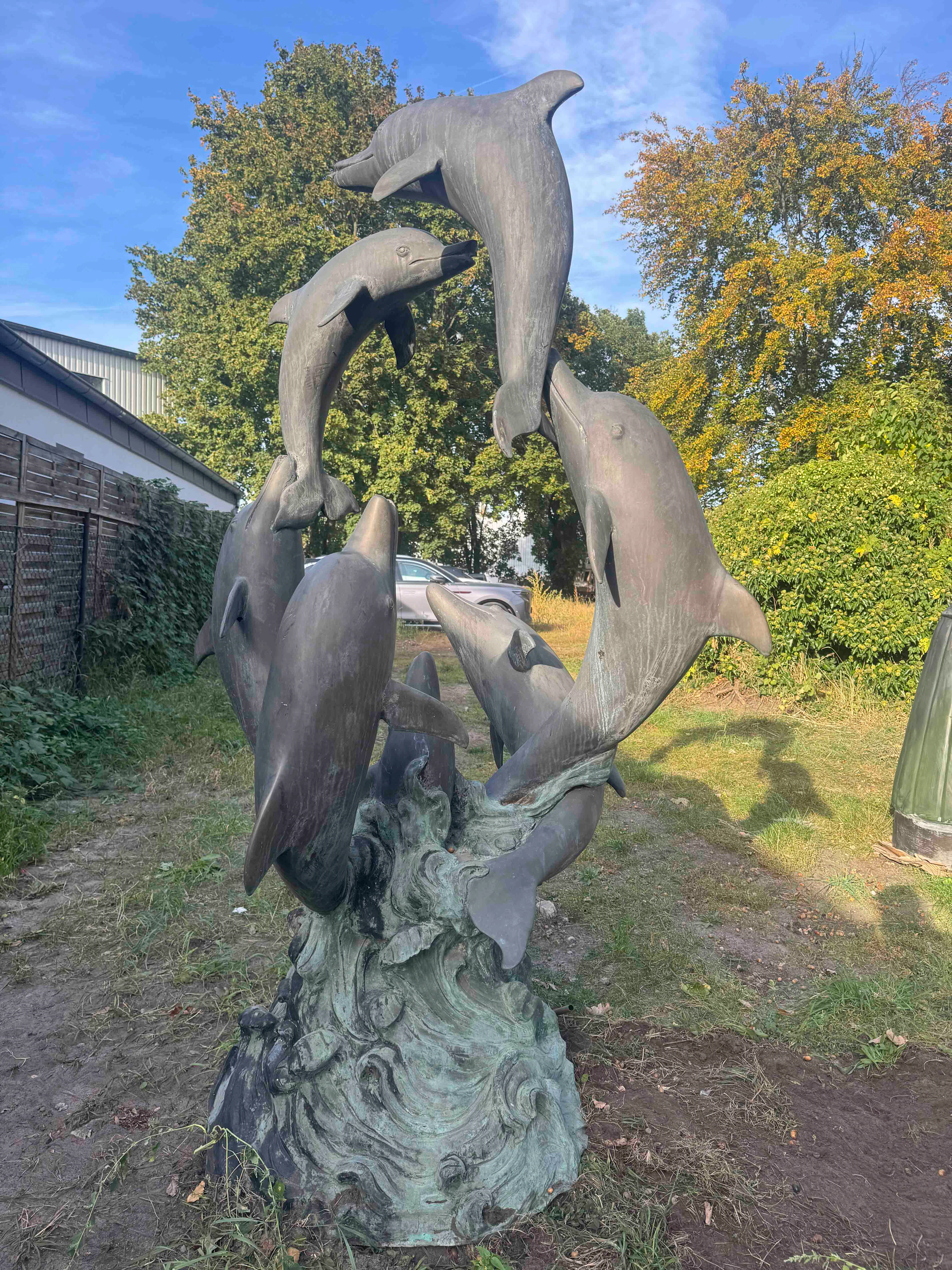 Sehr große Gartenfigur 7 springen