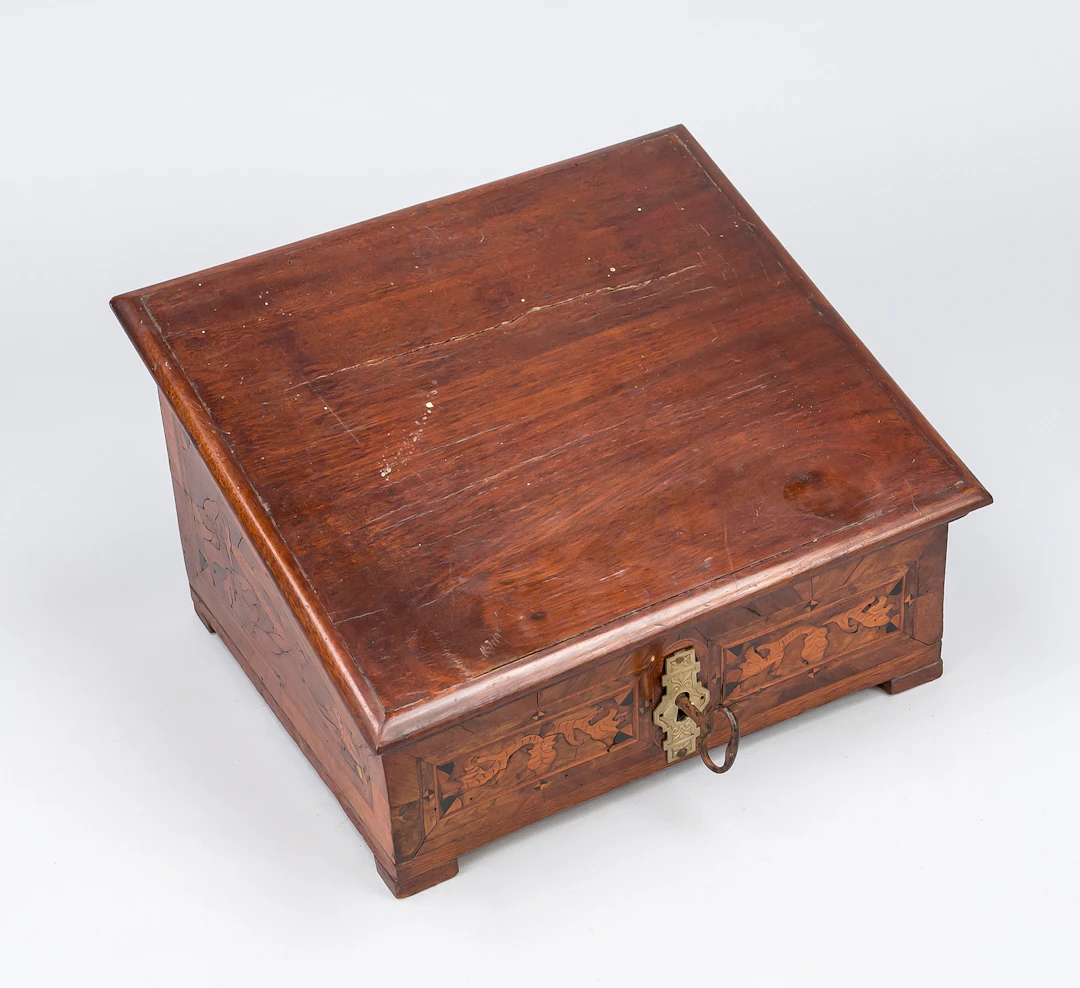Schreiblade, w. 18. Jh., Holz fur