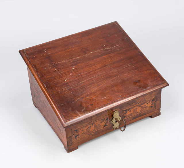 Schreiblade, w. 18. Jh., Holz fur