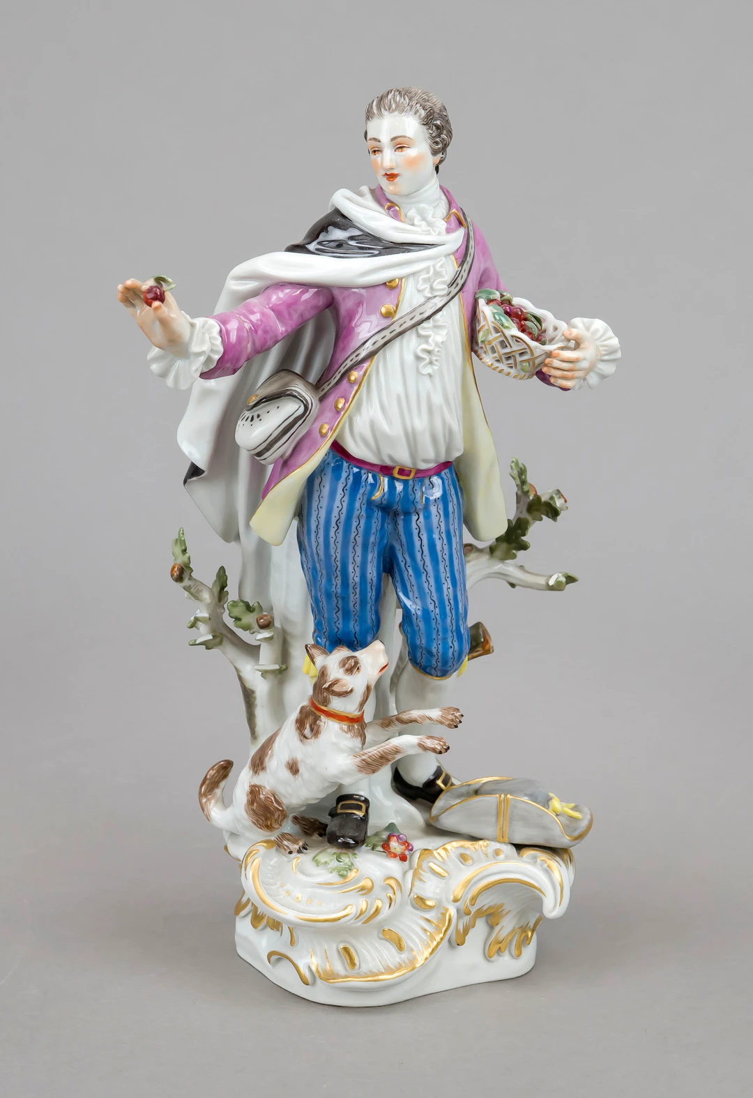 Schäfer mit Hund, Meissen, um 198