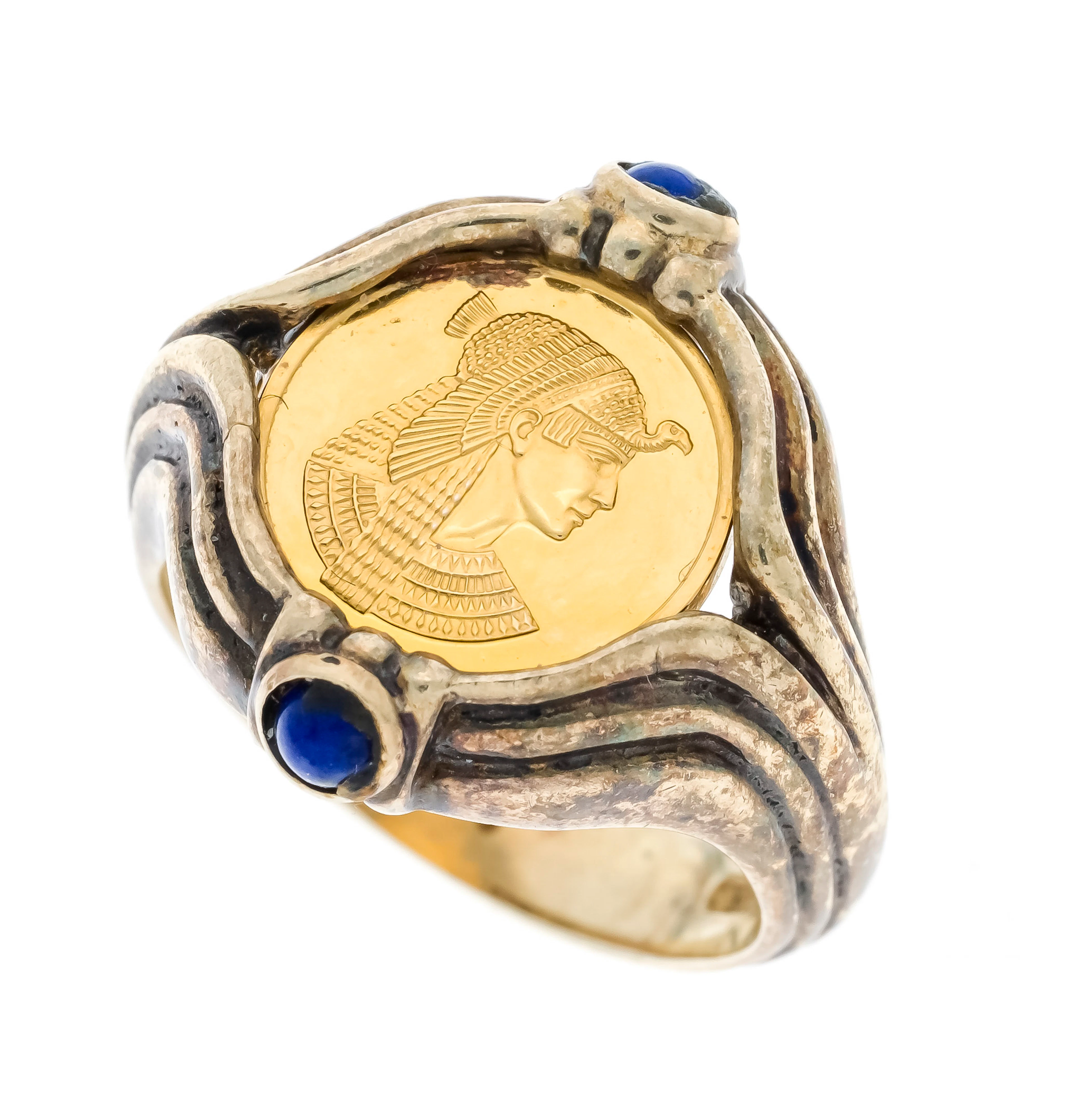 Münz-Ring Silber 925/000 mit eine