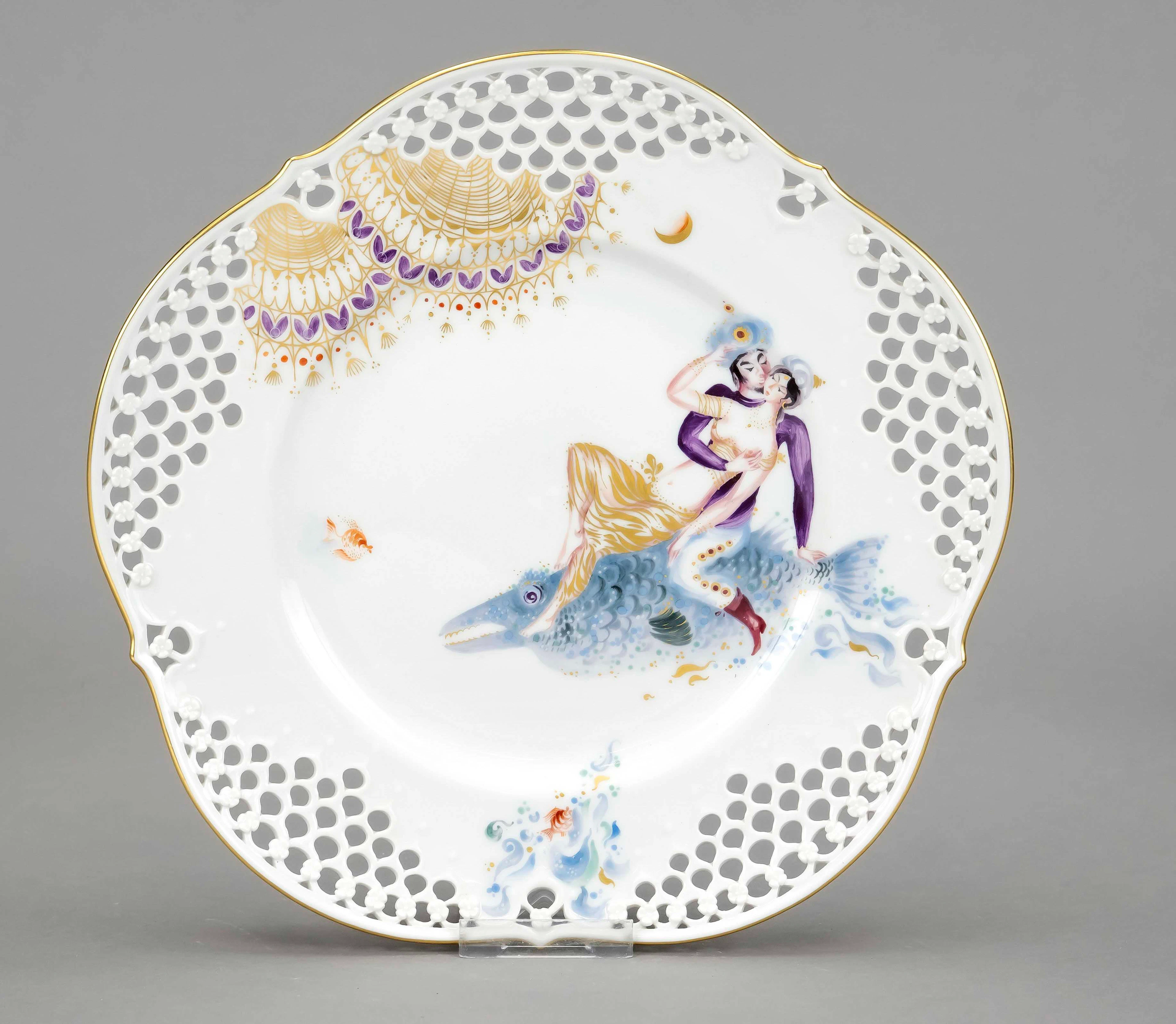 Teller '1001 Nacht', Meissen, nac