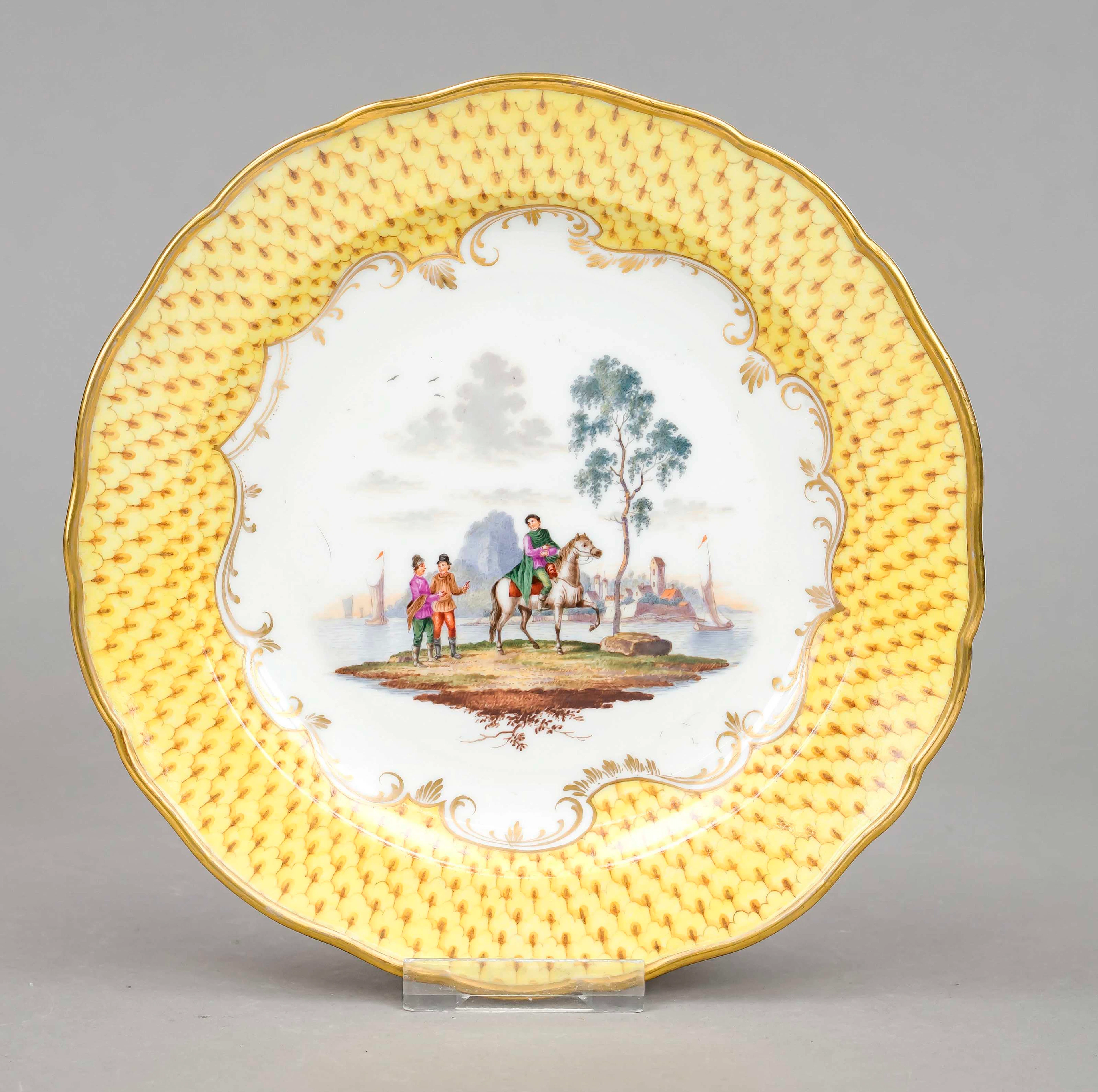 Teller, Meissen, Knaufschwerter 1