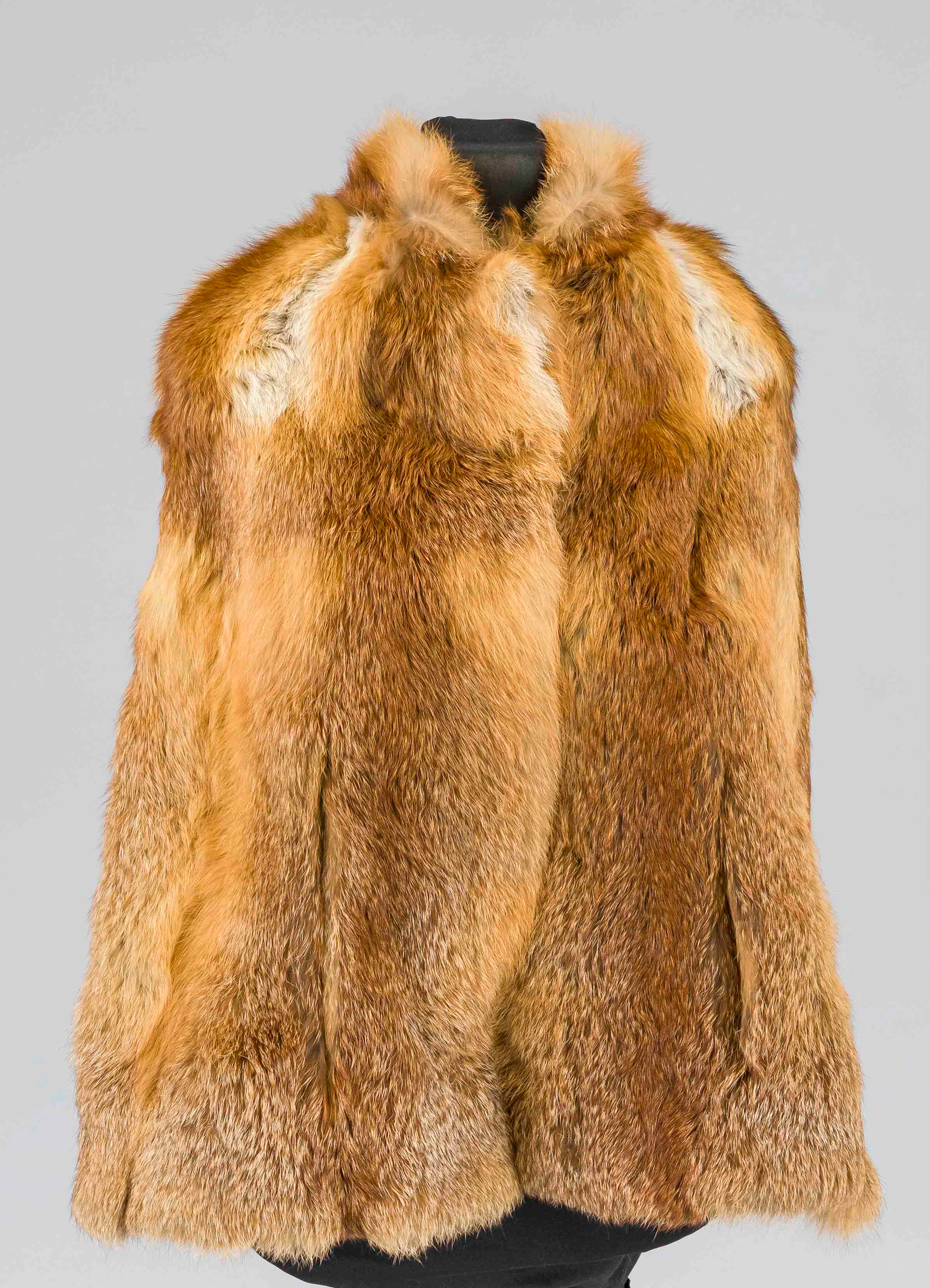 Kurzes Vintage Cape, changierende