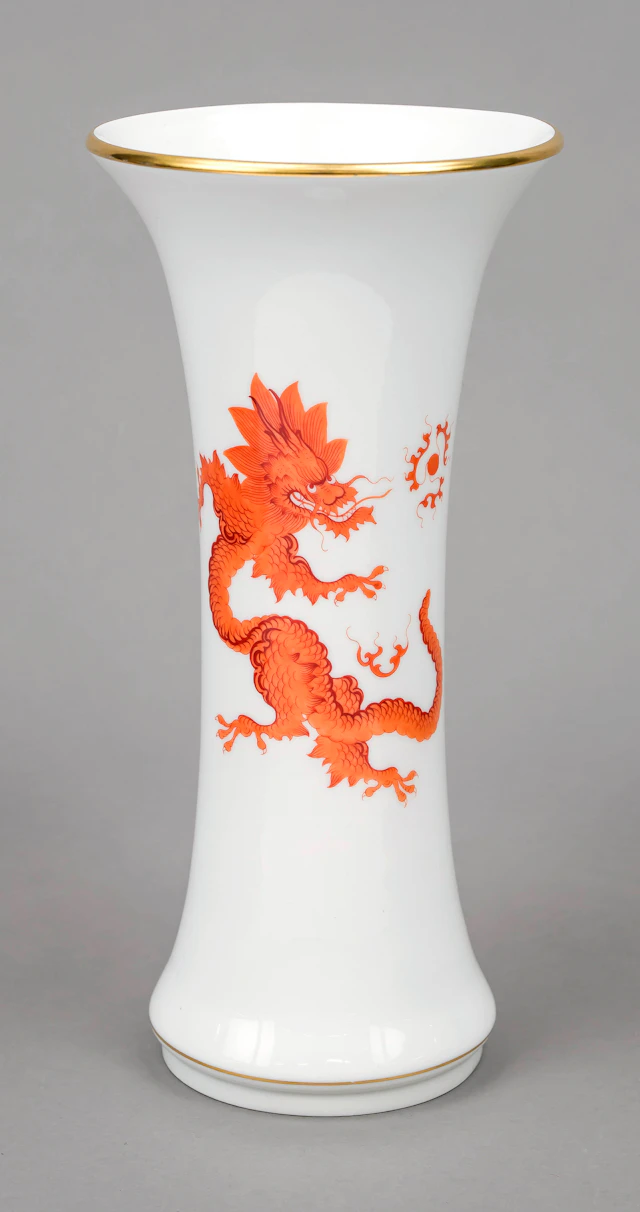 Hohe Vase, Meissen, Marke nach 19