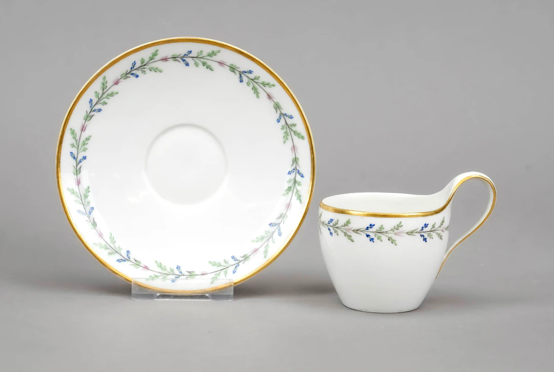 Tasse mit UT, KPM Berlin, um 1800