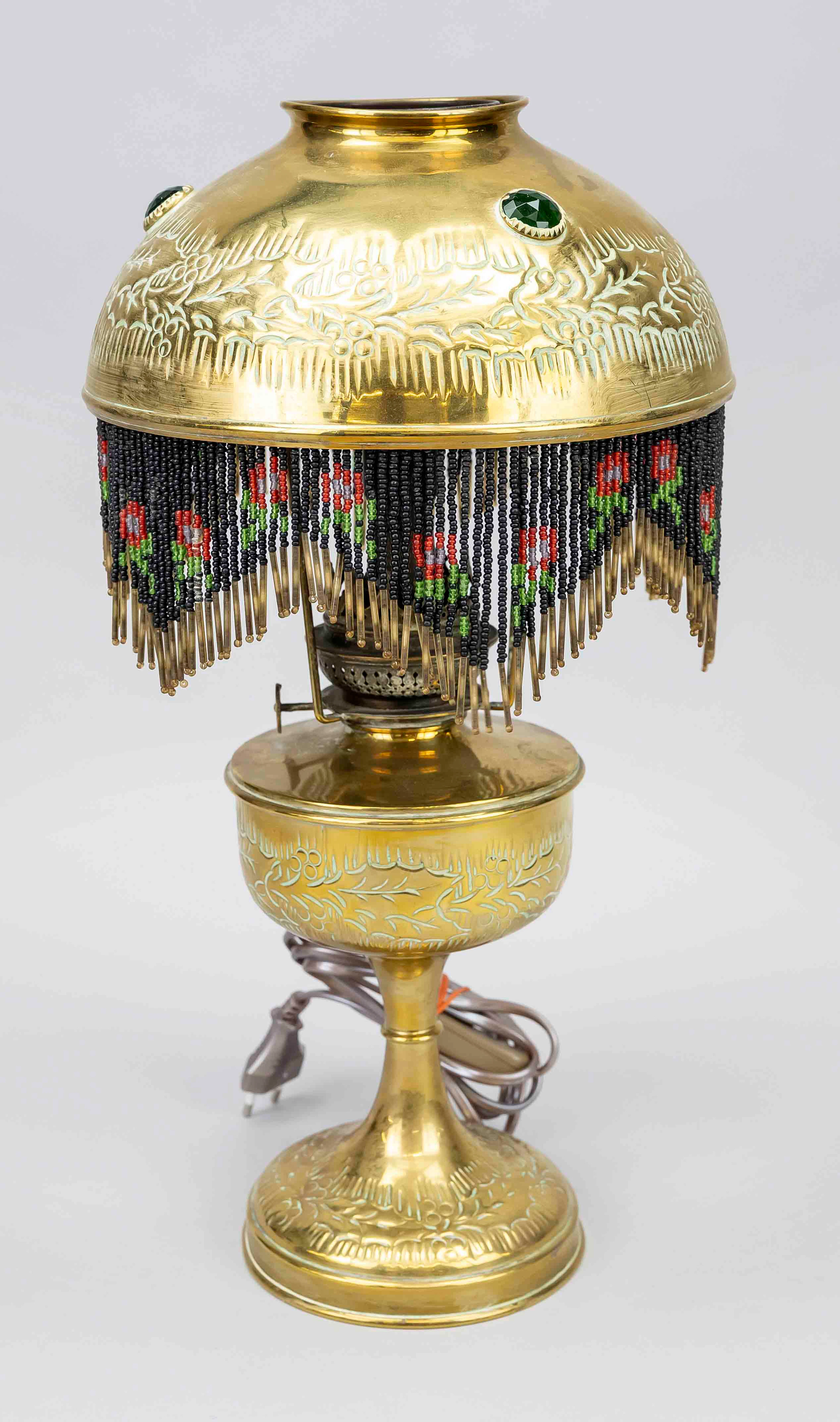 Jugendstil Lampe, Anf. 20. Jh. Me