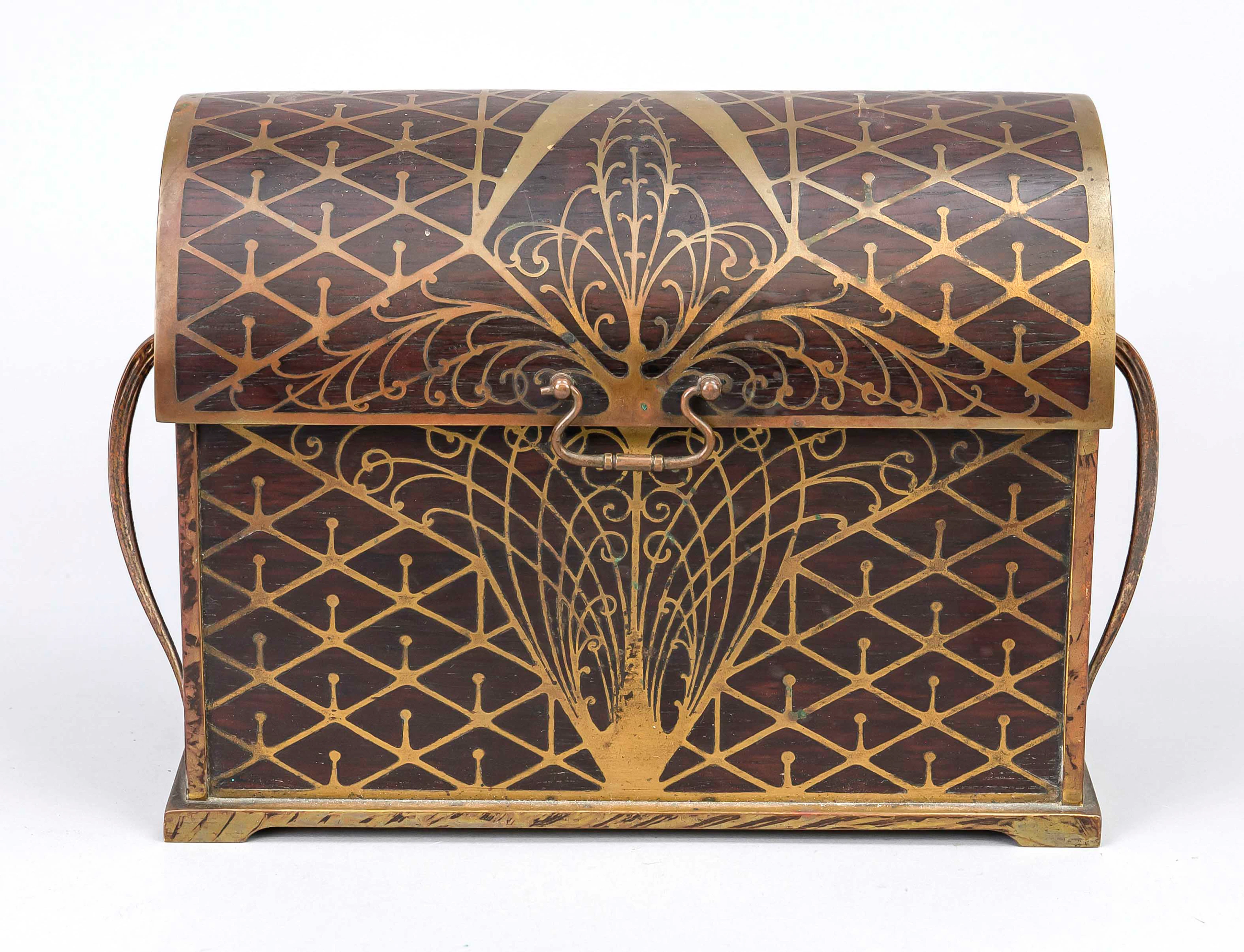 Jugendstil-Kassette für Briefe, D
