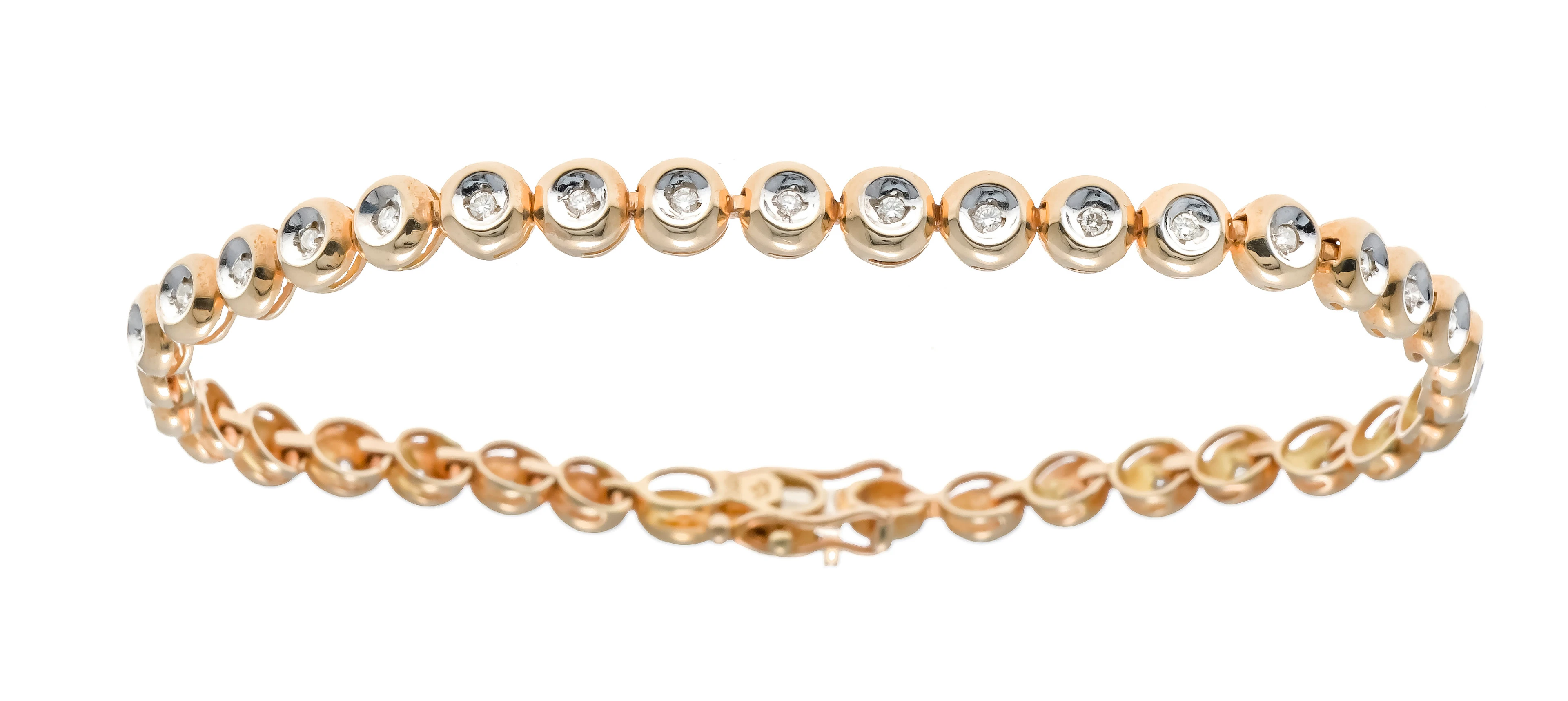 Brillant-Amrband GG 585/000 mit 3