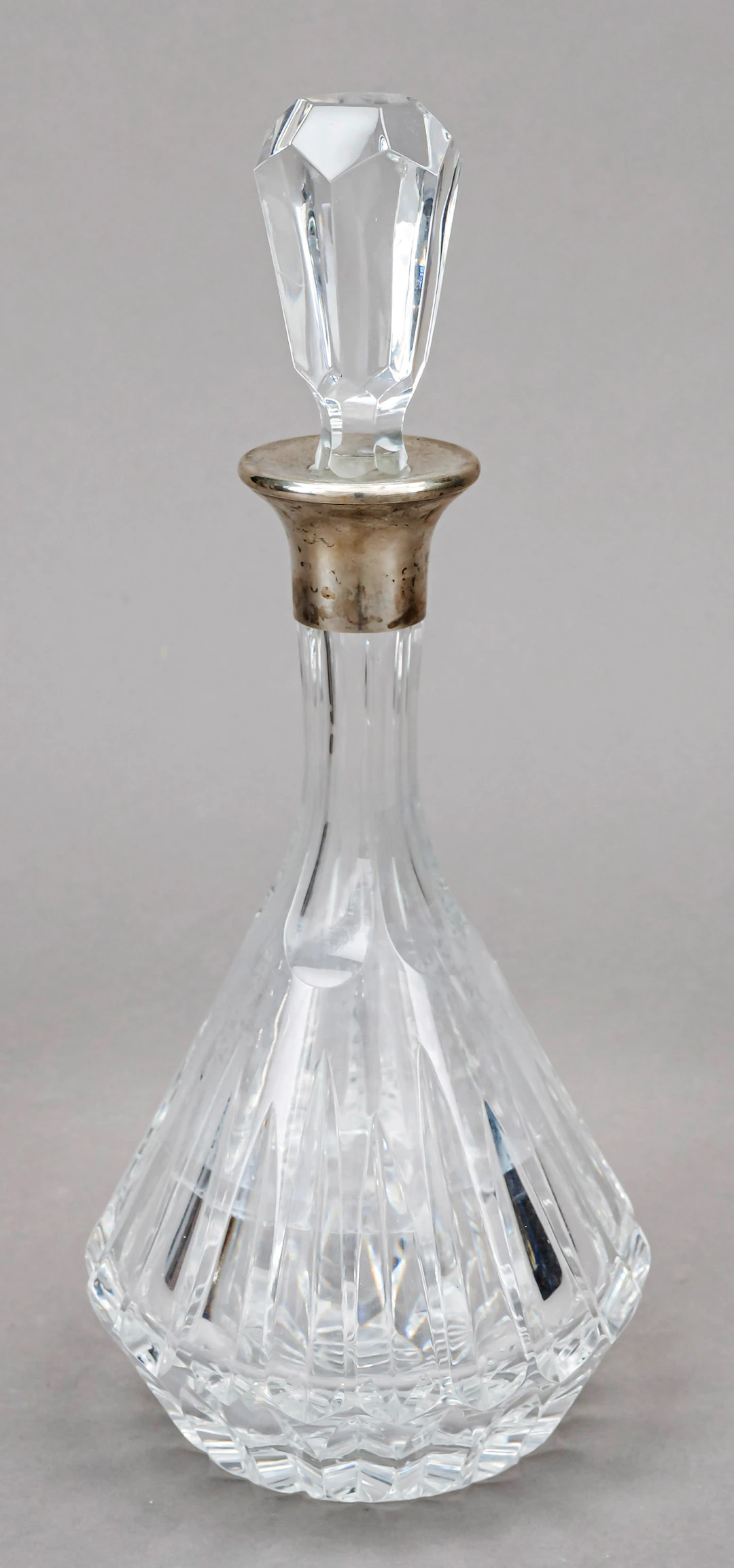 Karaffe mit Silberhalsmontage, 20