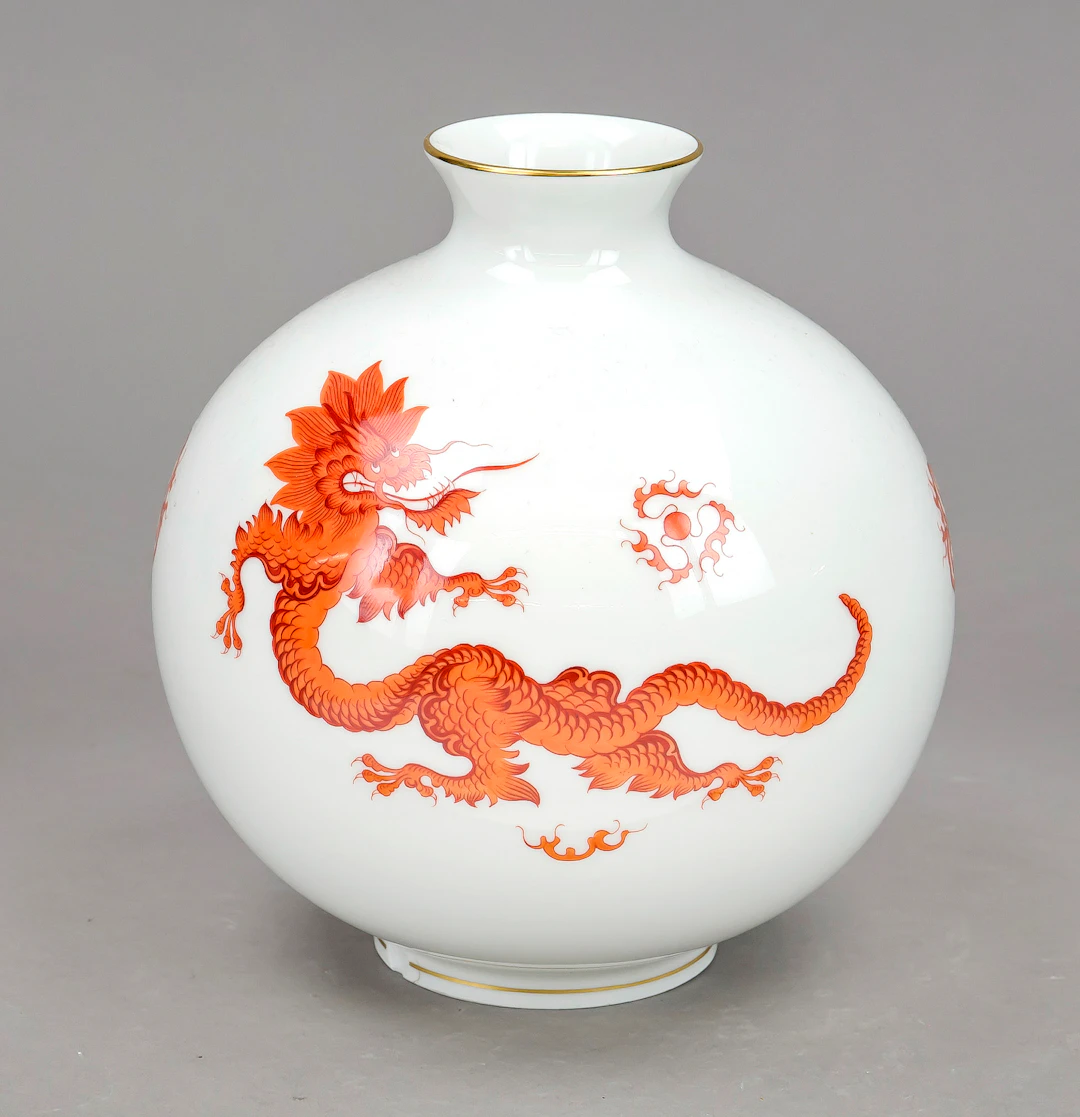 Kugelvase, Meissen, Marke nach 19