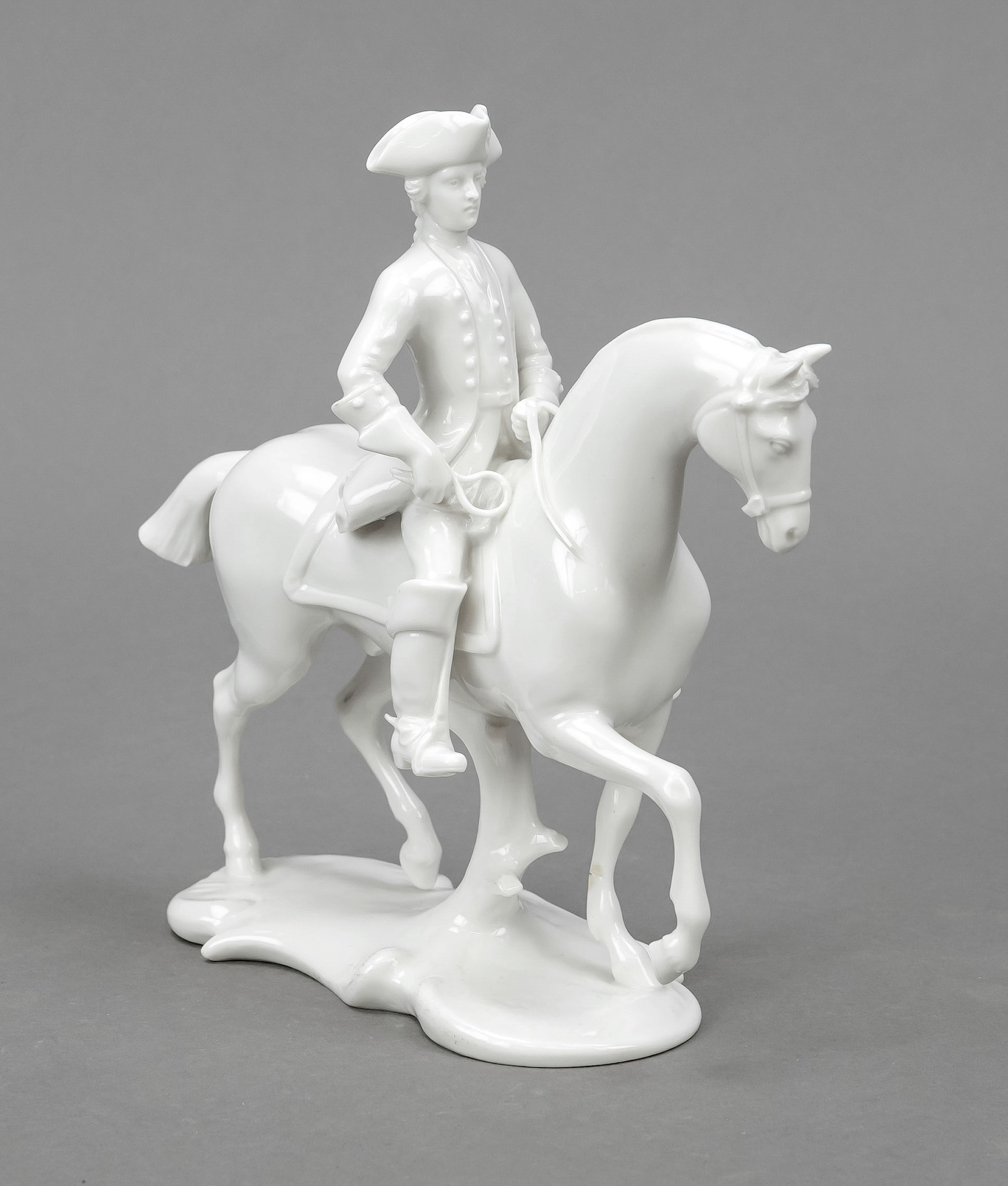 Reiter zu Pferde, Nymphenburg, Mar
