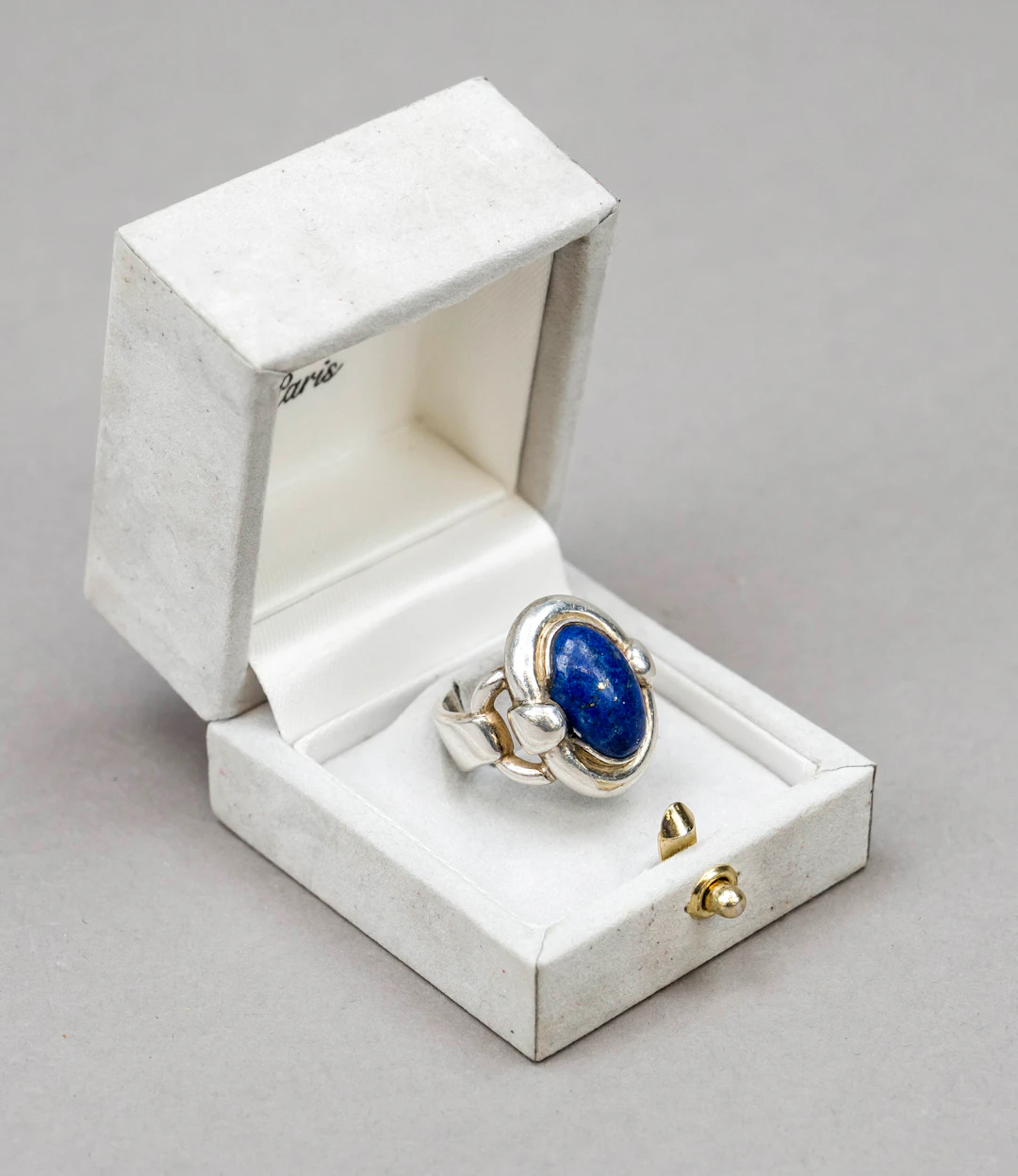 Hermes, Vintage Ring, silberfarbe
