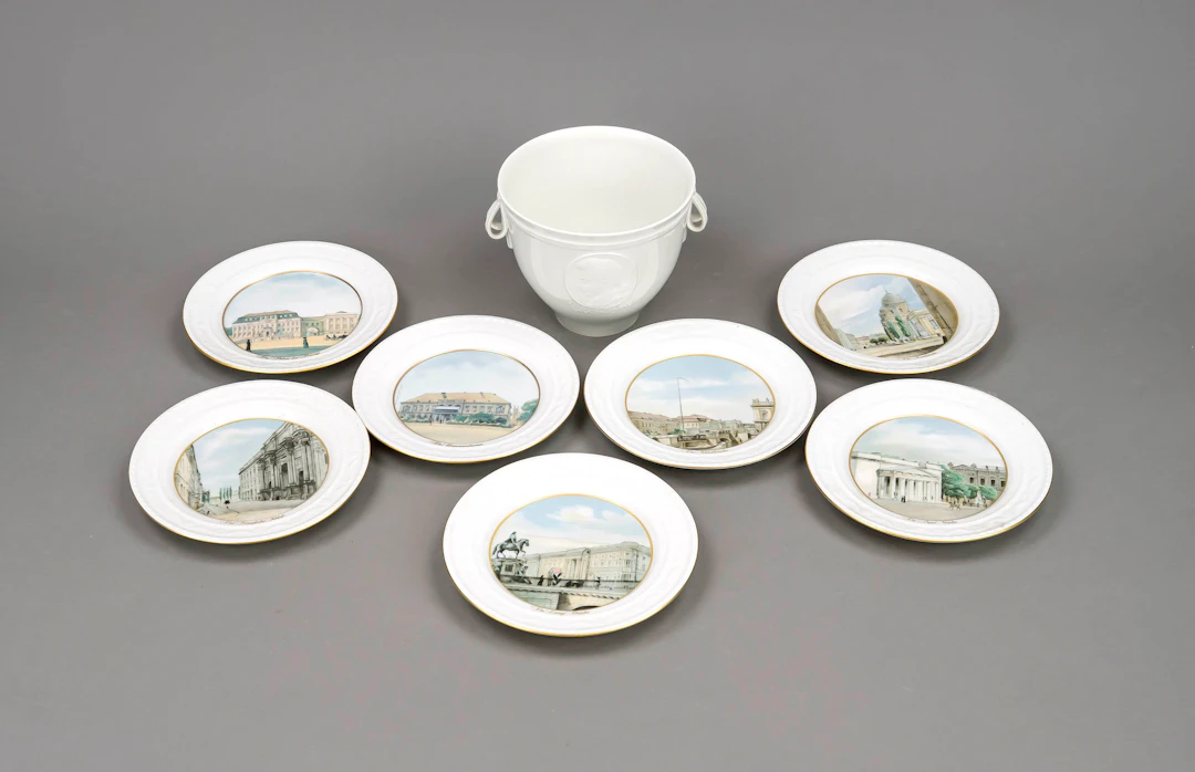 Konvolut KPM Berlin, 8-tlg., Mark
