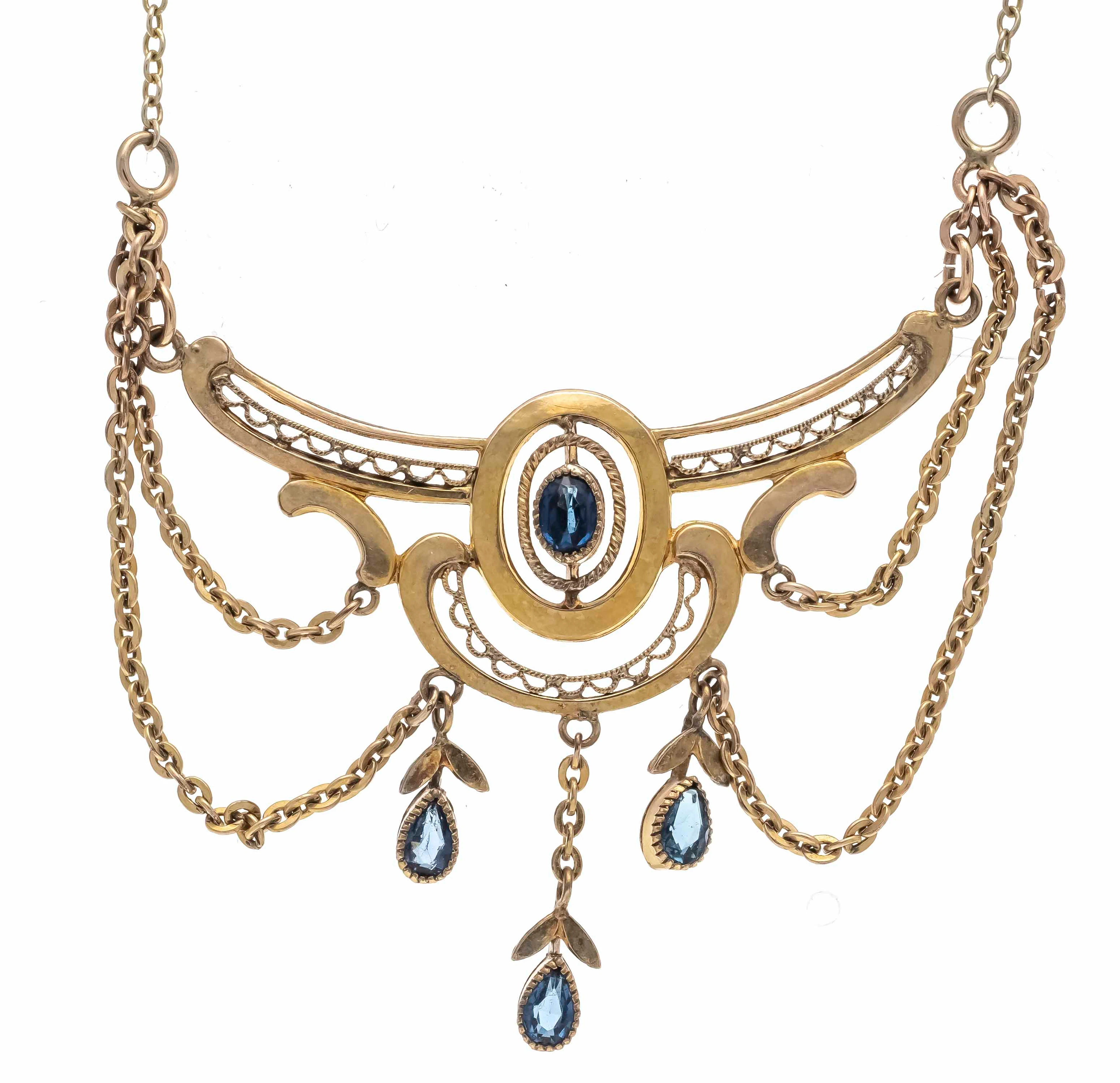 Filigranes Jugendstil-Collier um 191
