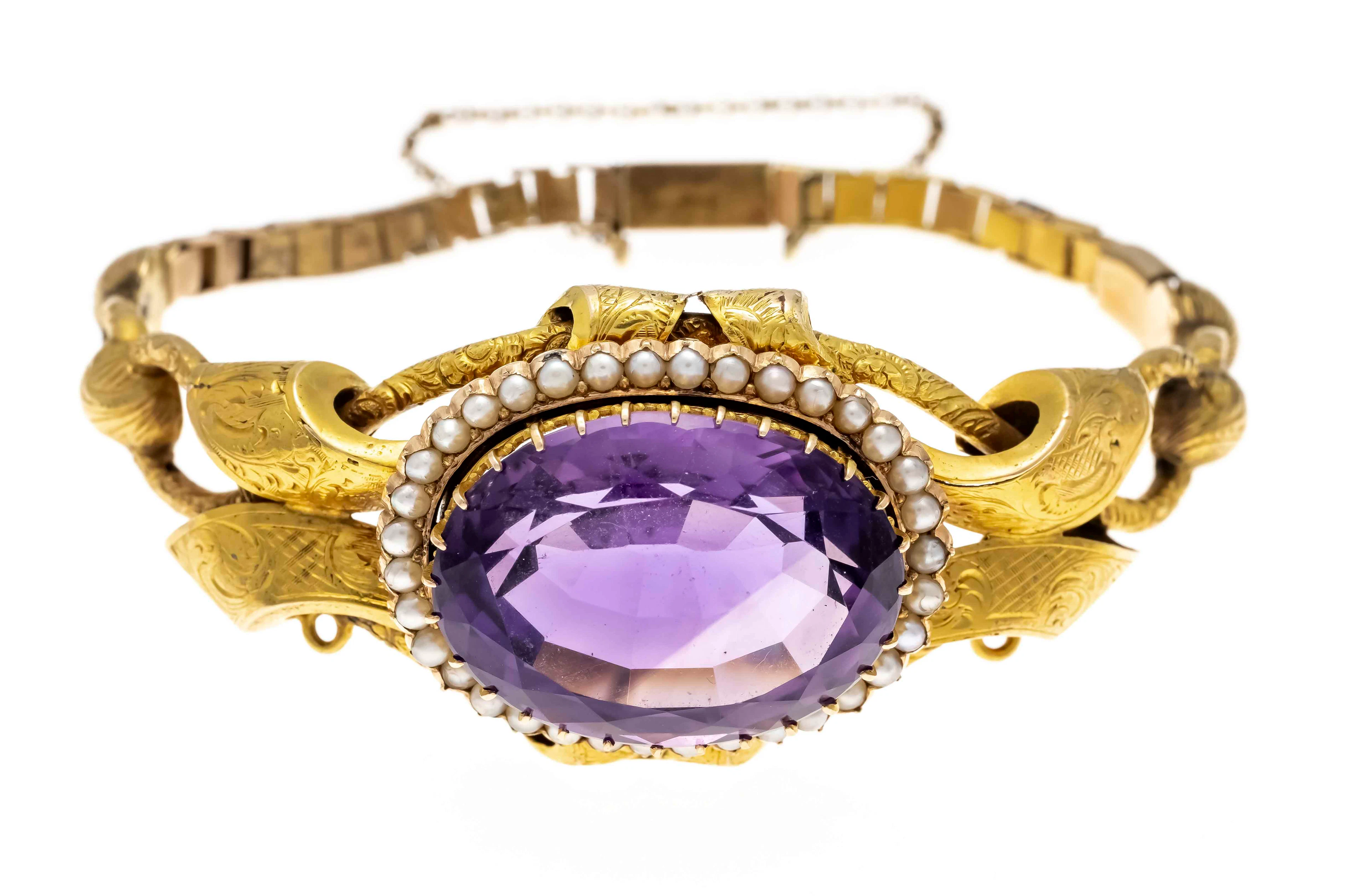 Victorianisches Amethyst-Armband u