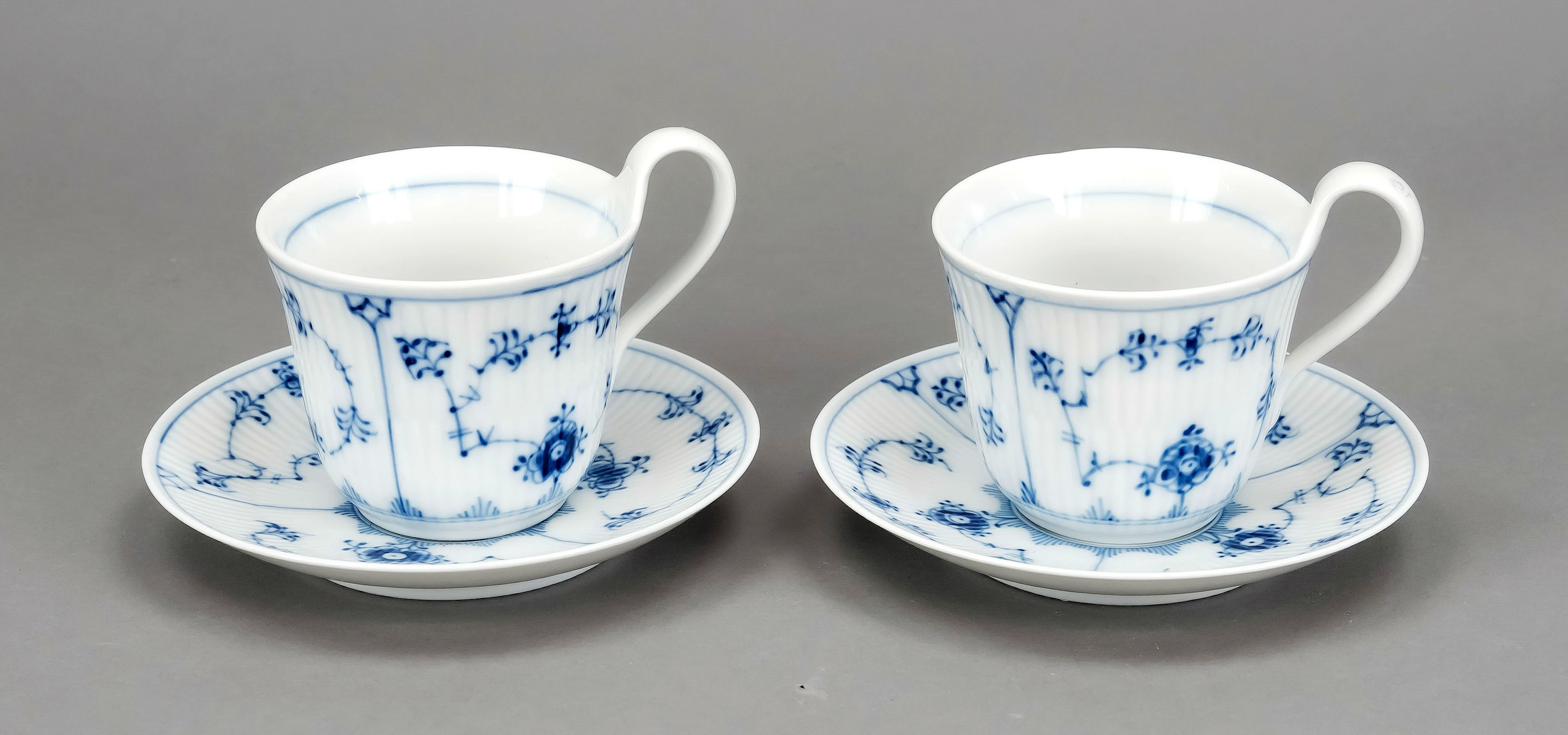Paar Frühstückstassen, Royal Cope