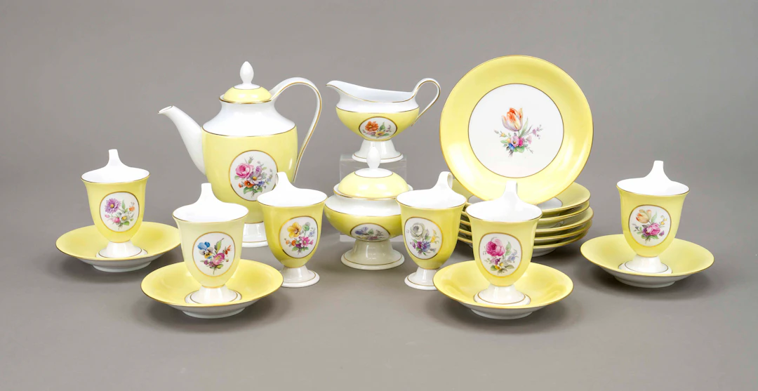 Kaffeeservice 6 Personen, KPM Ber