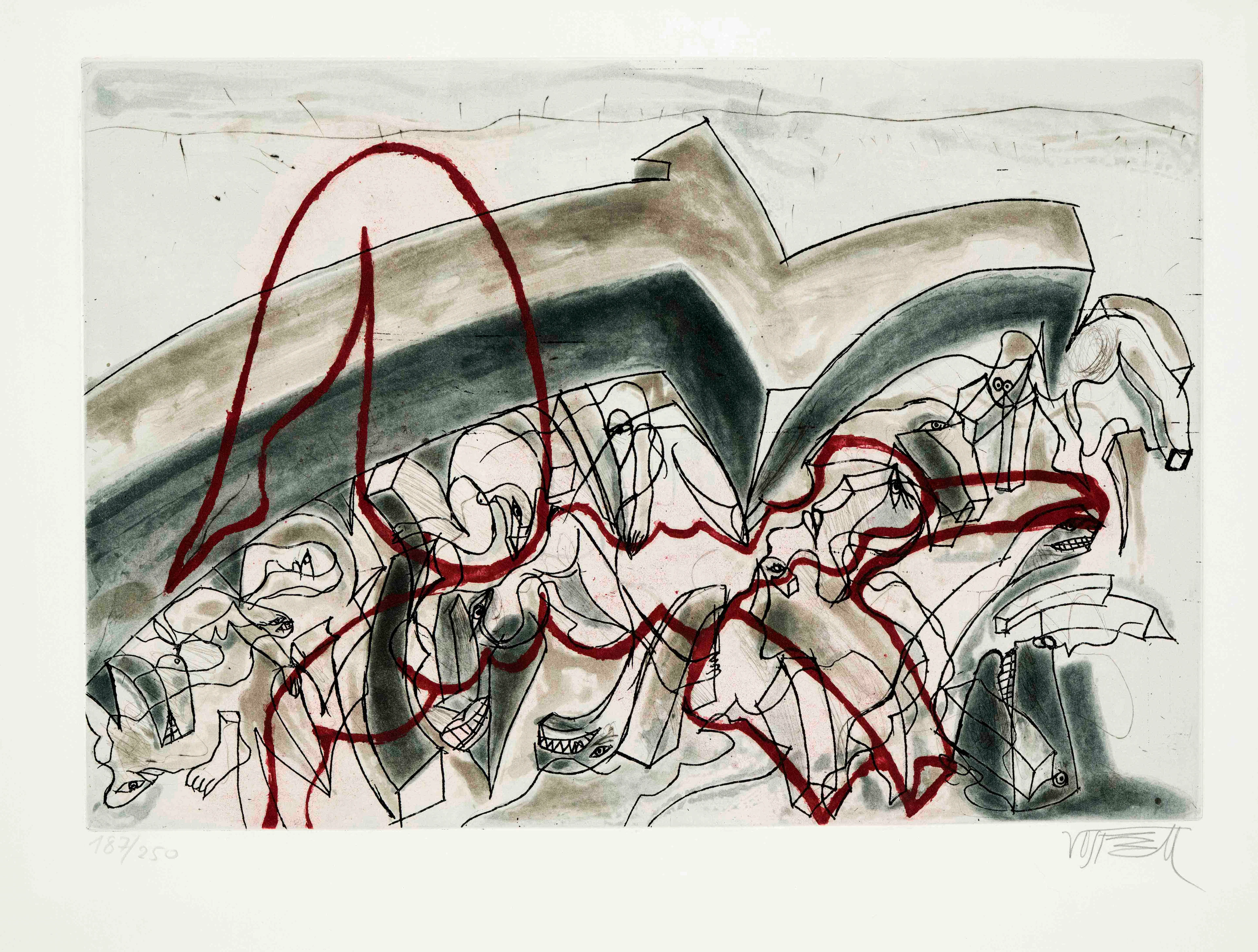 Wolf Vostell (1932-1998), ''Shoah