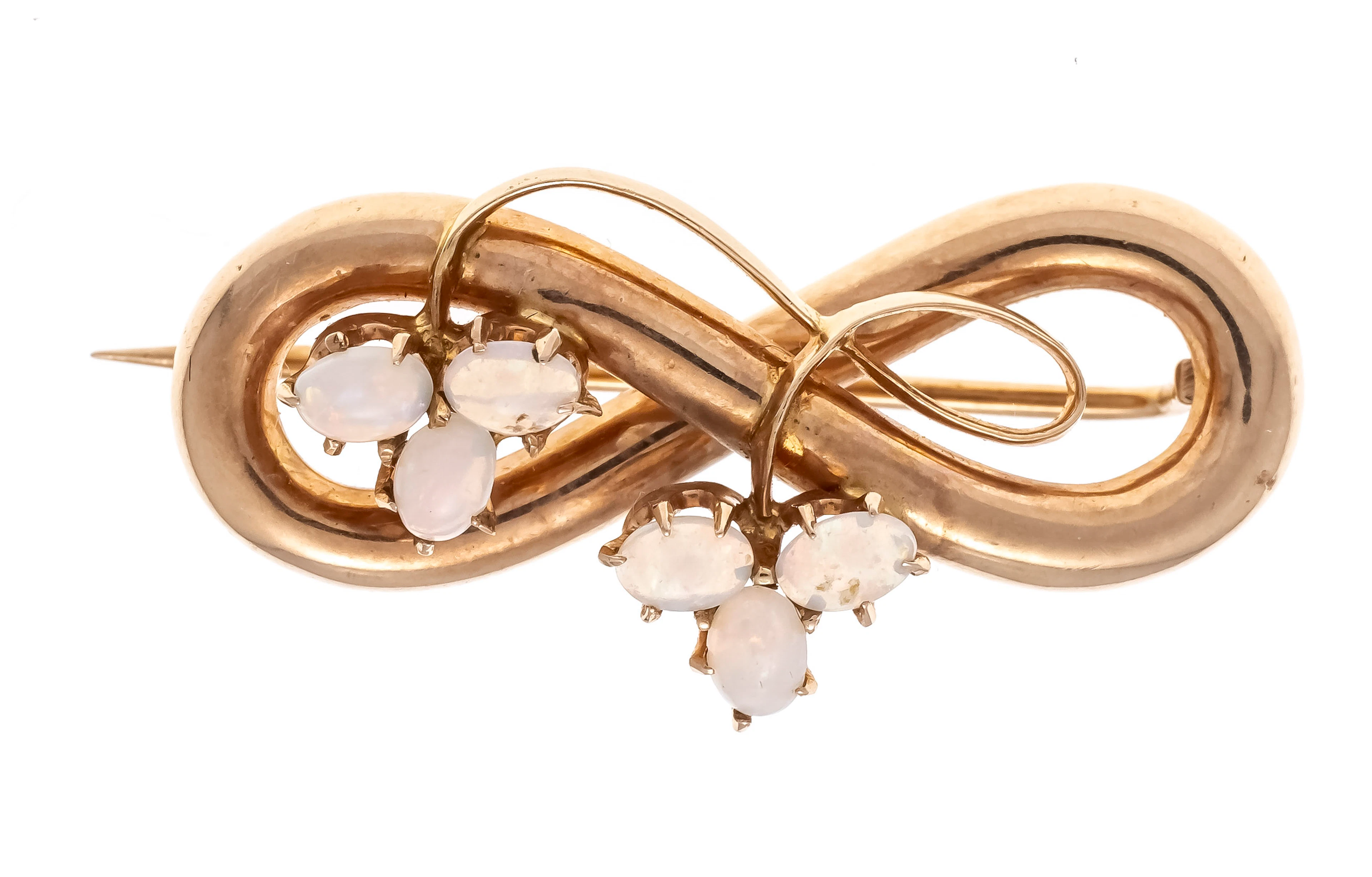 Florale Jugendstil-Brosche RG 585