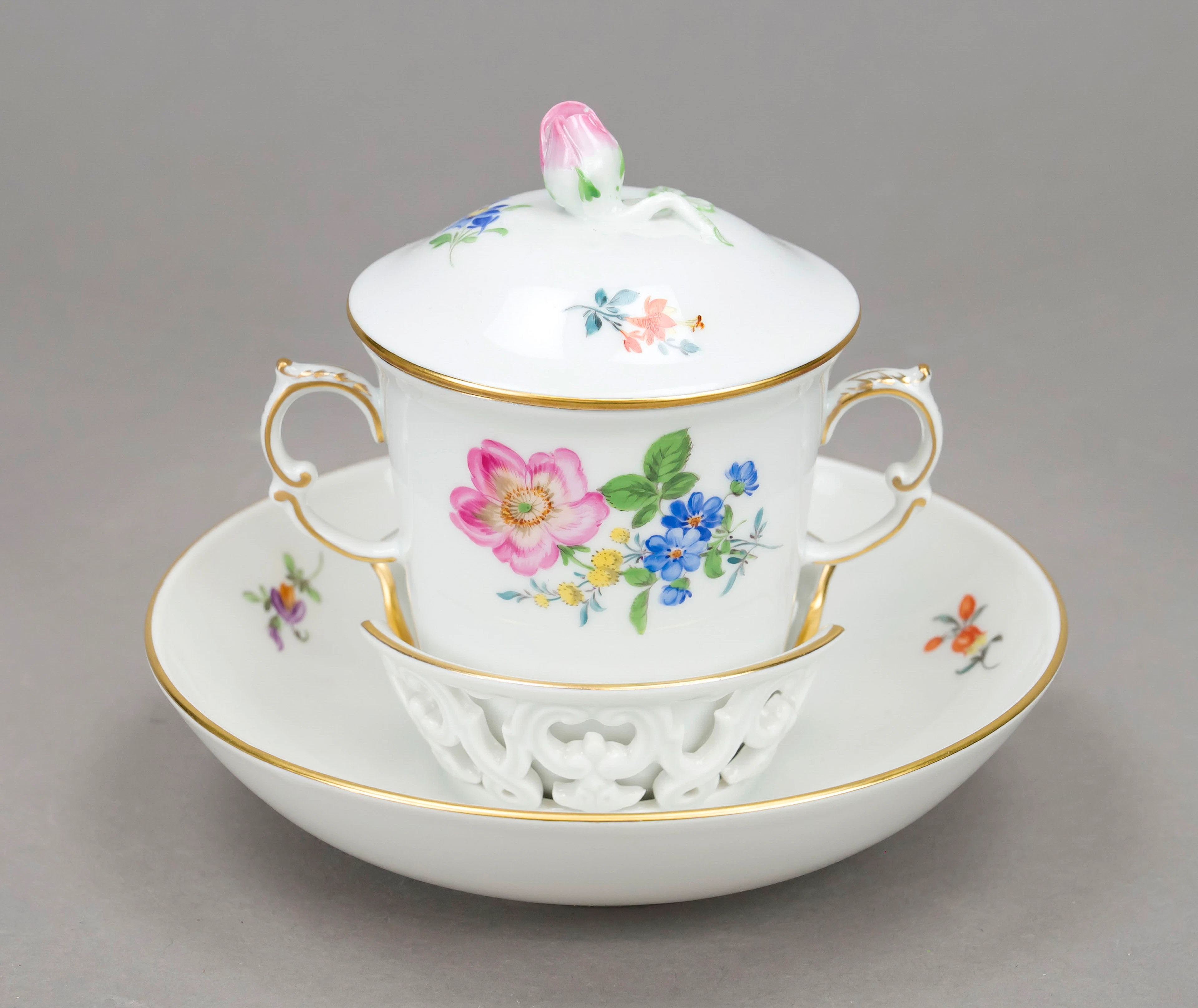 Trembleuse, 3-tlg., Meissen, Mark