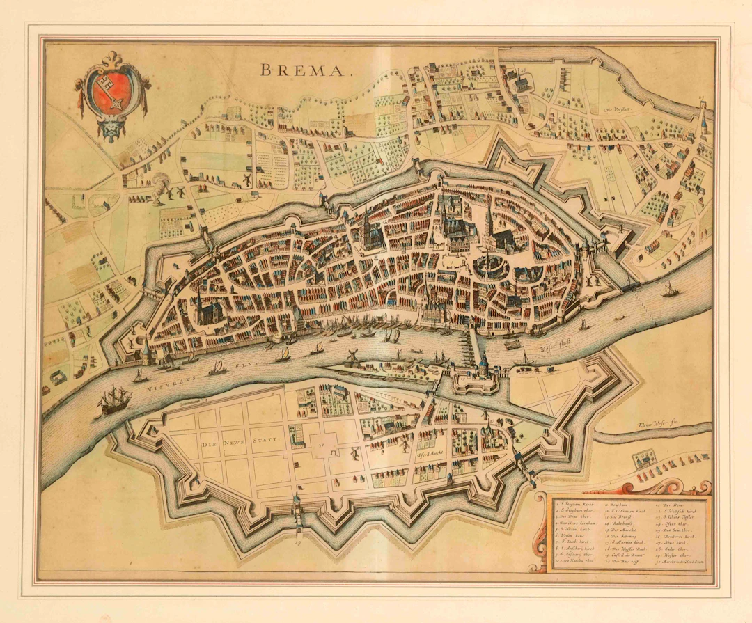 Historische Ansicht von Bremen --