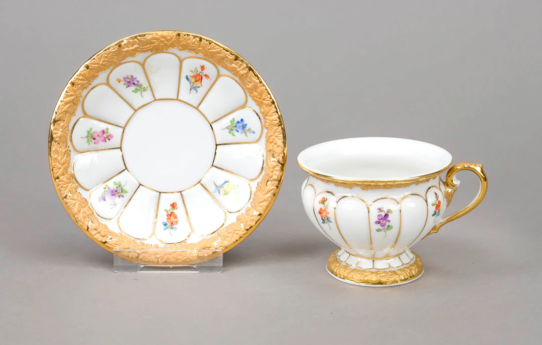 Mokka-Prunktasse mit UT, Meissen