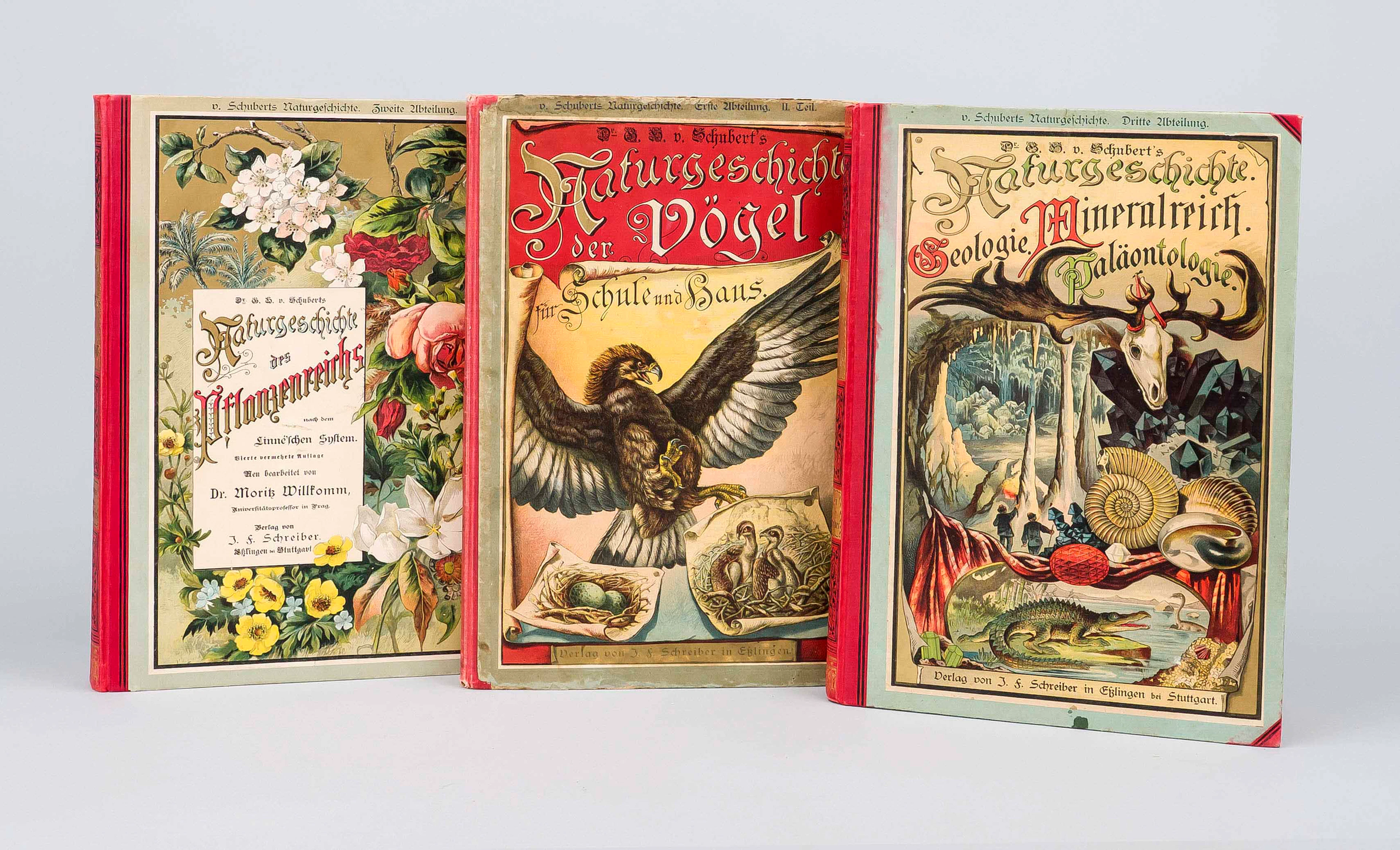 3 Bücher ''Schuberts Naturgeschic