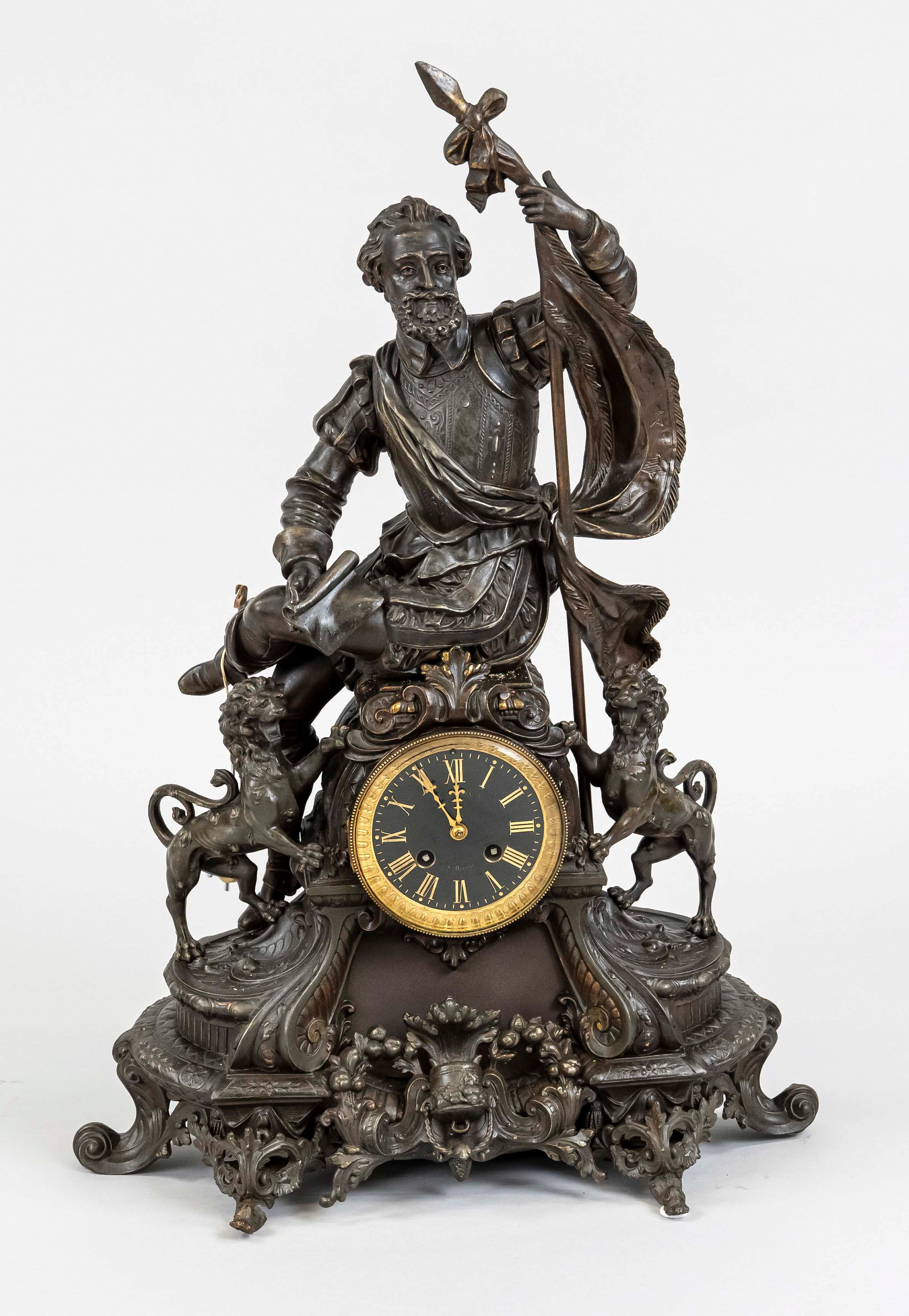 Große Historismus - Figurenpendul