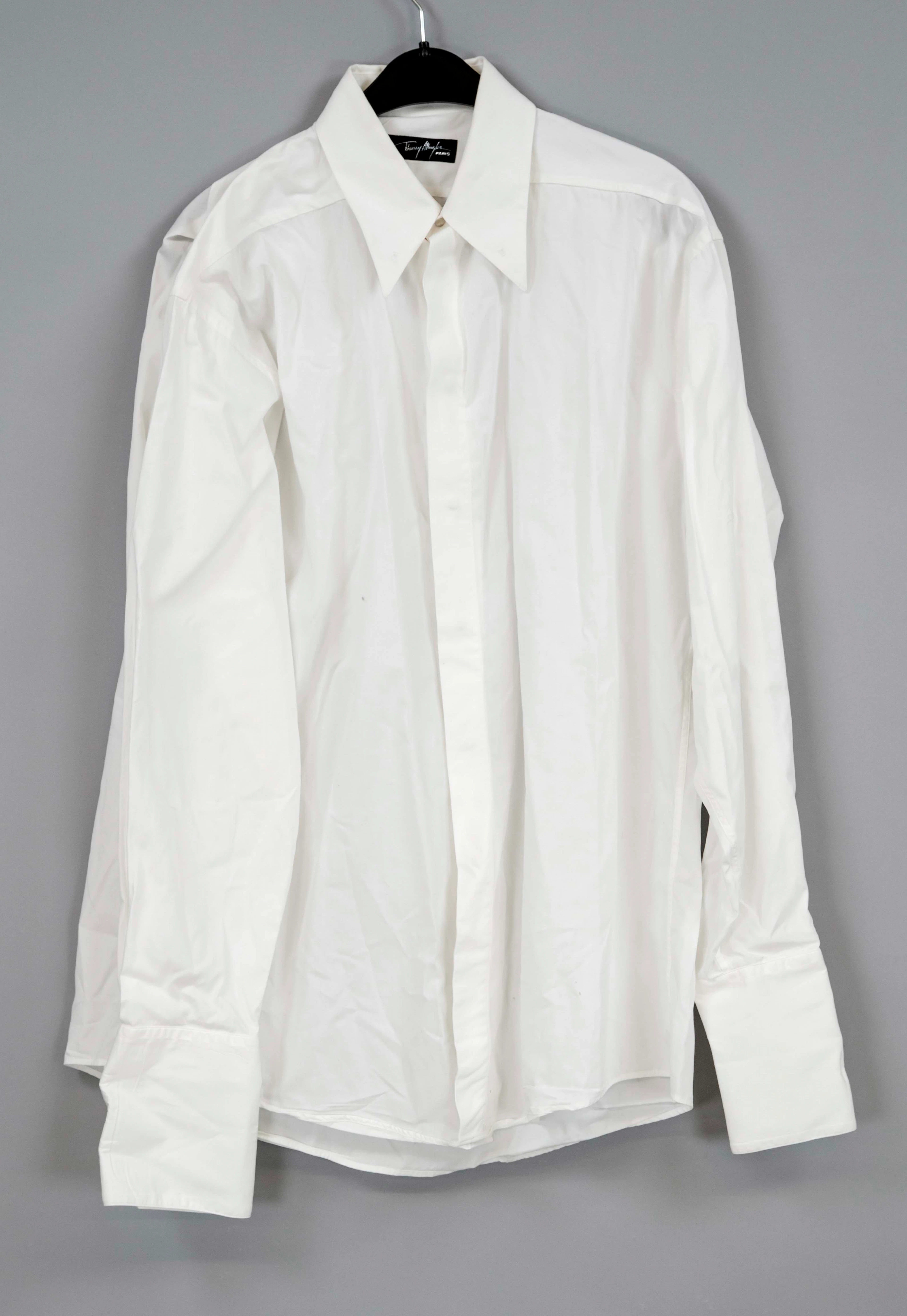 Thierry Mugler, weißes Hemd mit s