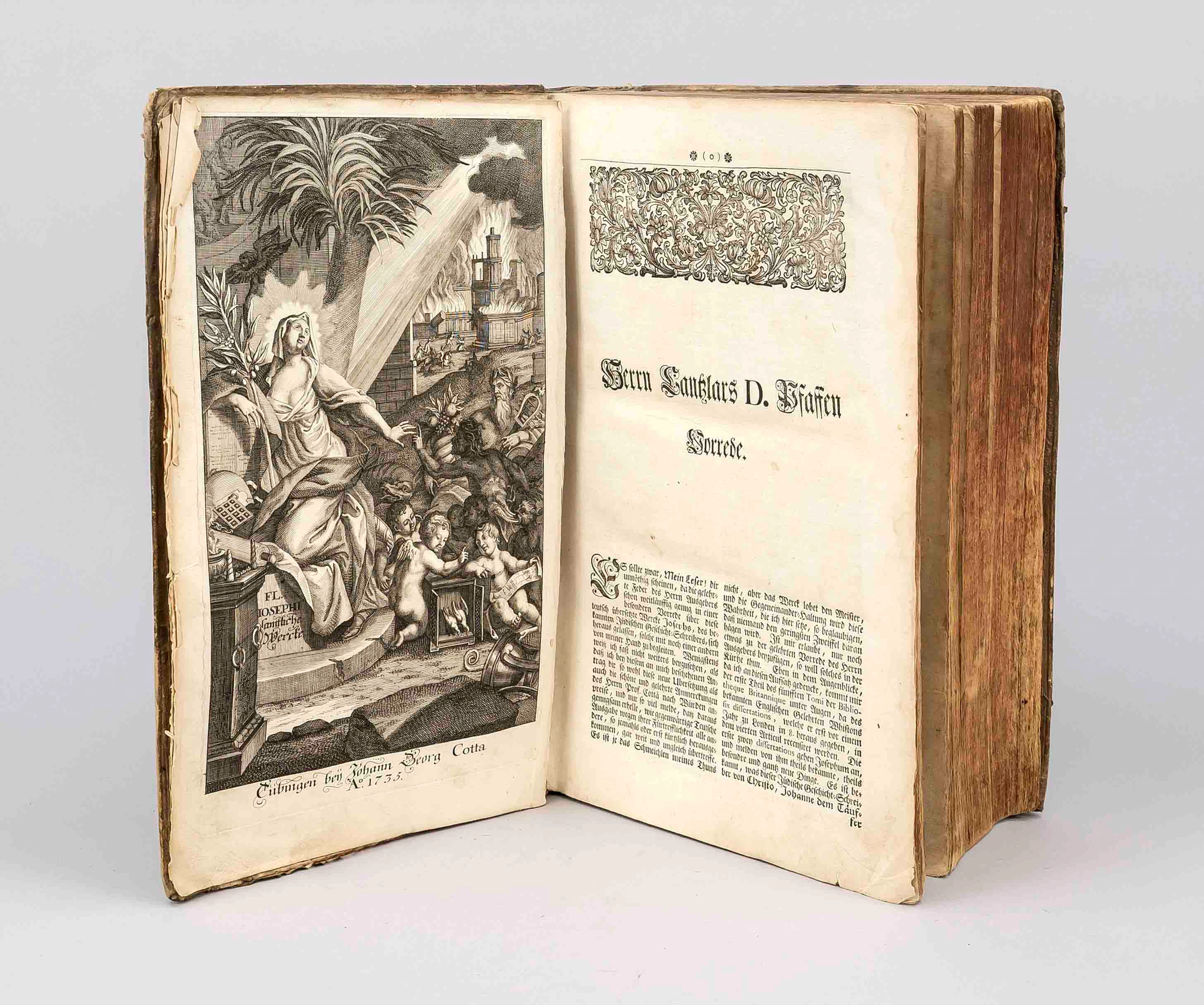 Buch ''Sämmtliche Wercke Flavii Jose