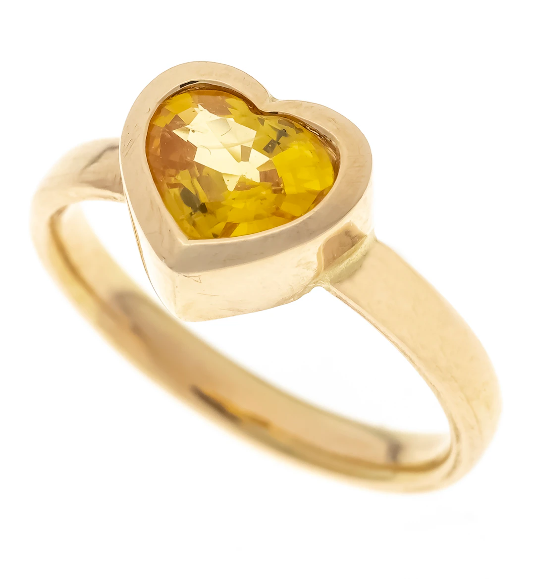 Saphir-Ring GG 750/000 mit einem
