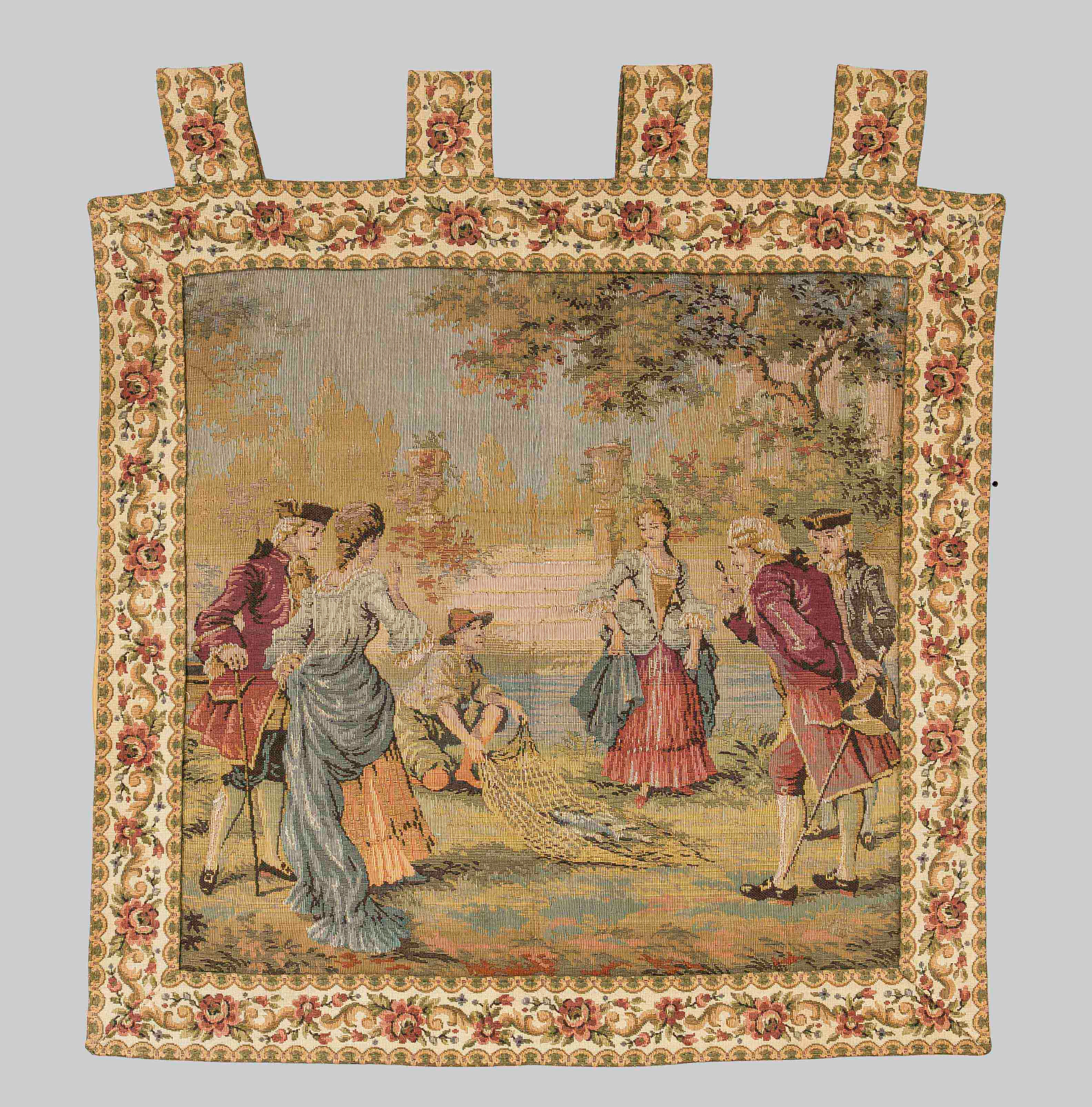 Tapisserie, 20. Jh., Schlossparks