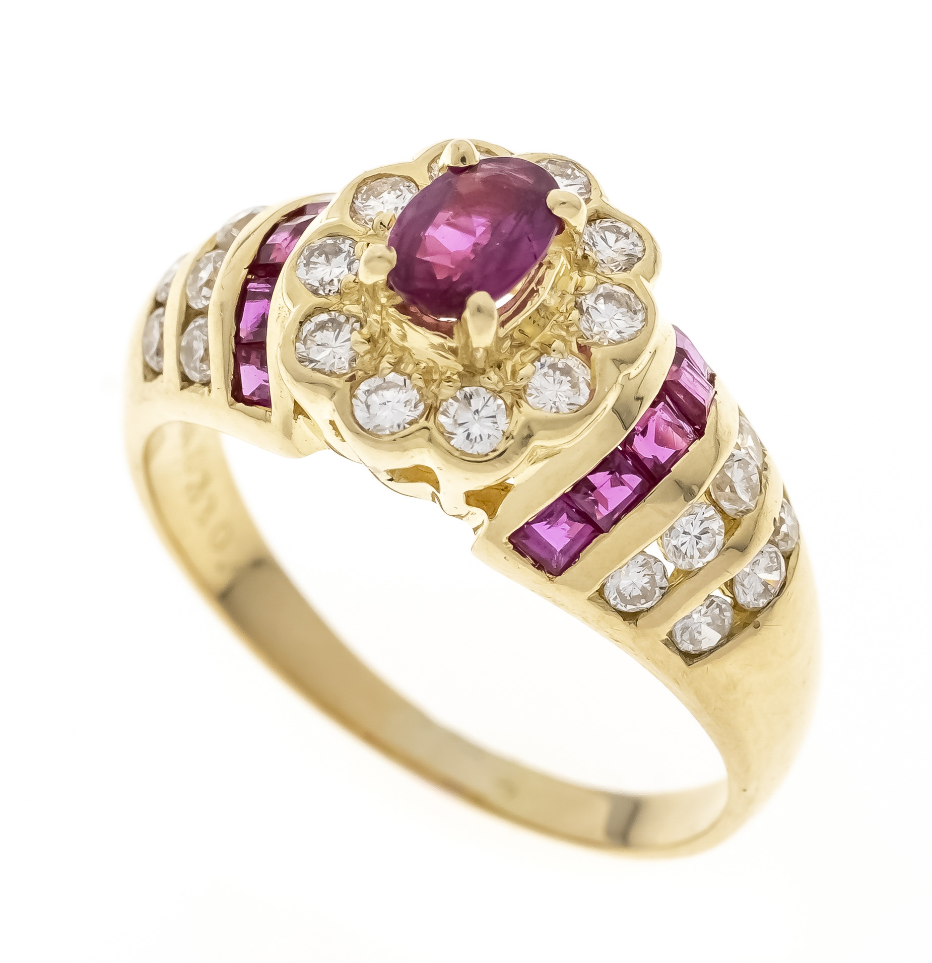 Rubin-Brillant-Ring GG 750/000 mi