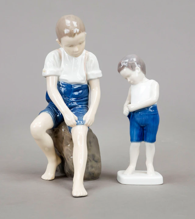 Zwei Kinderfiguren, B&G Kopenhage