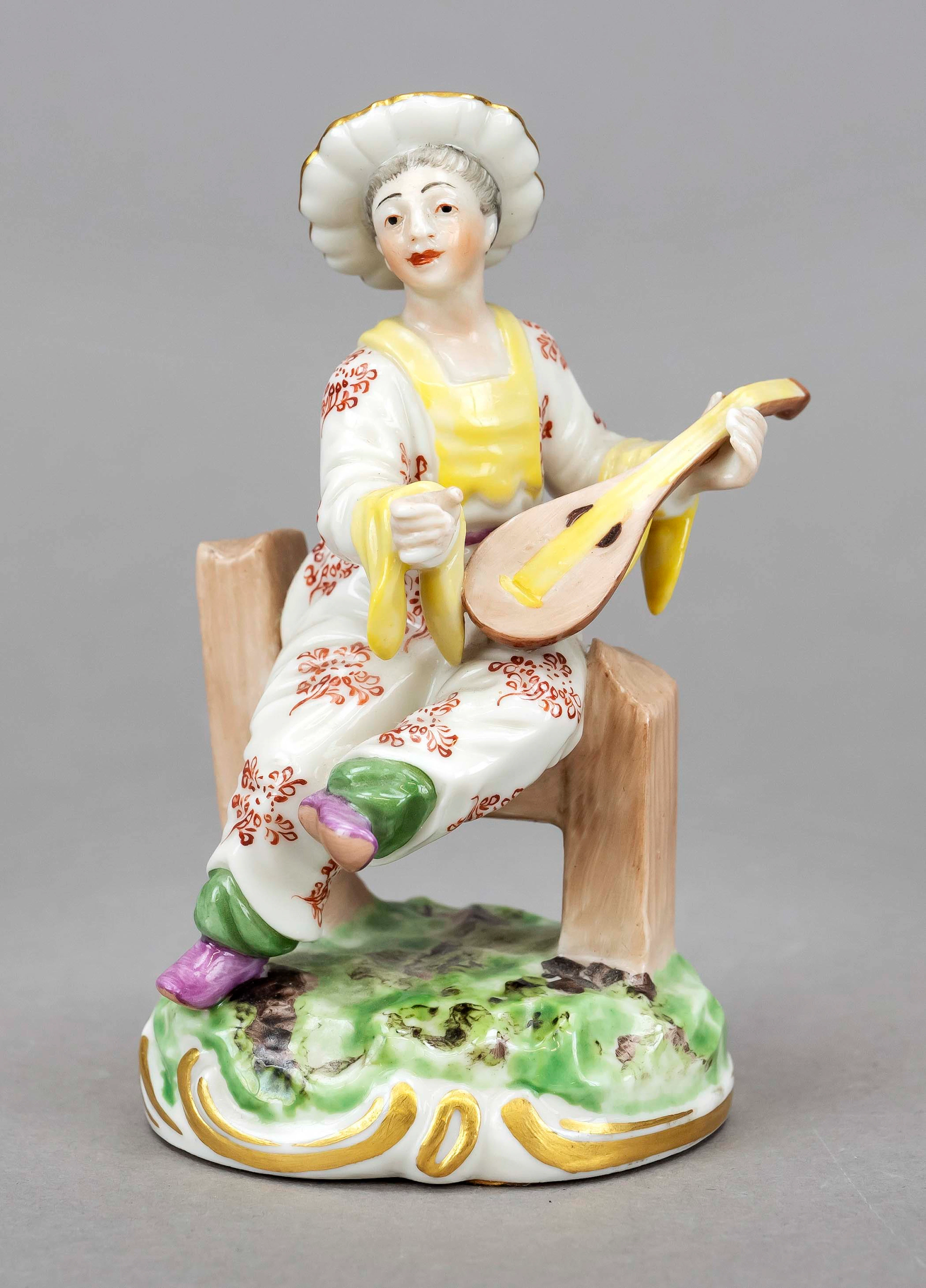 Musizierender Chinese, Nymphenbur