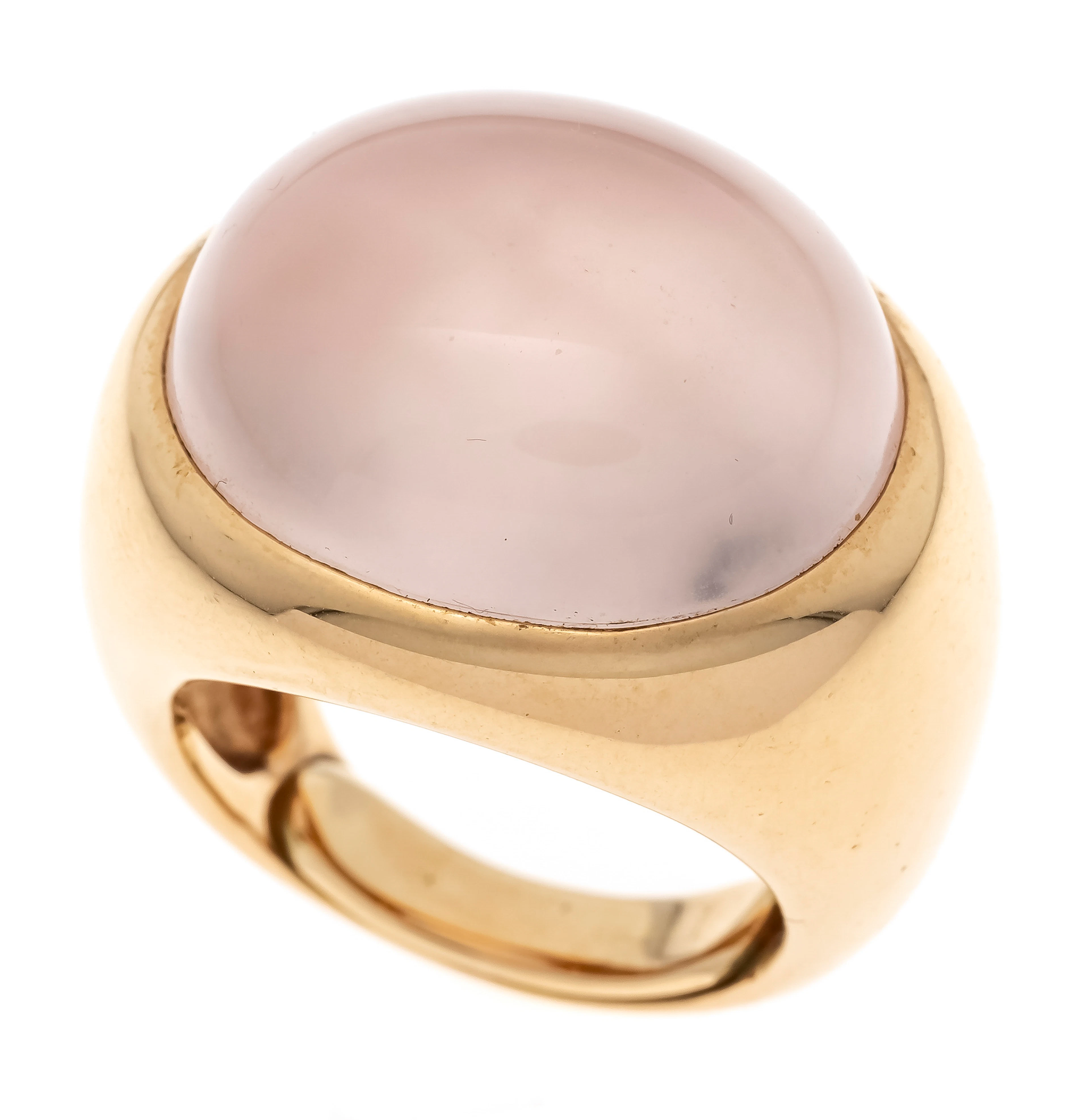 Rosenquarz-Ring RG 750/000 ungest.